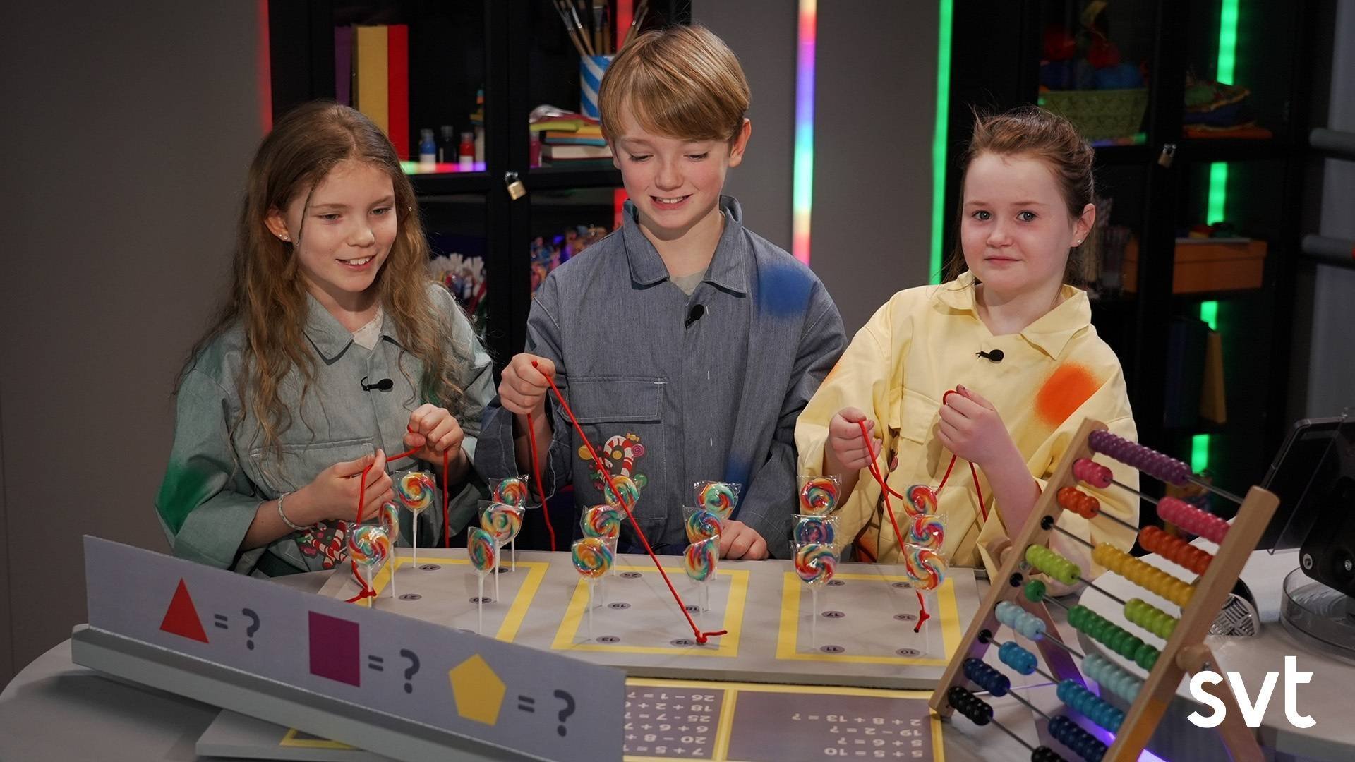 2. Matematikprovet - godisklubbor och silverbollar ger koden