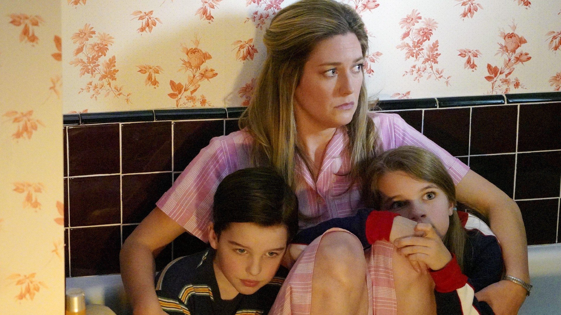 18. A Mother, a Child and a Blue Man's Backside