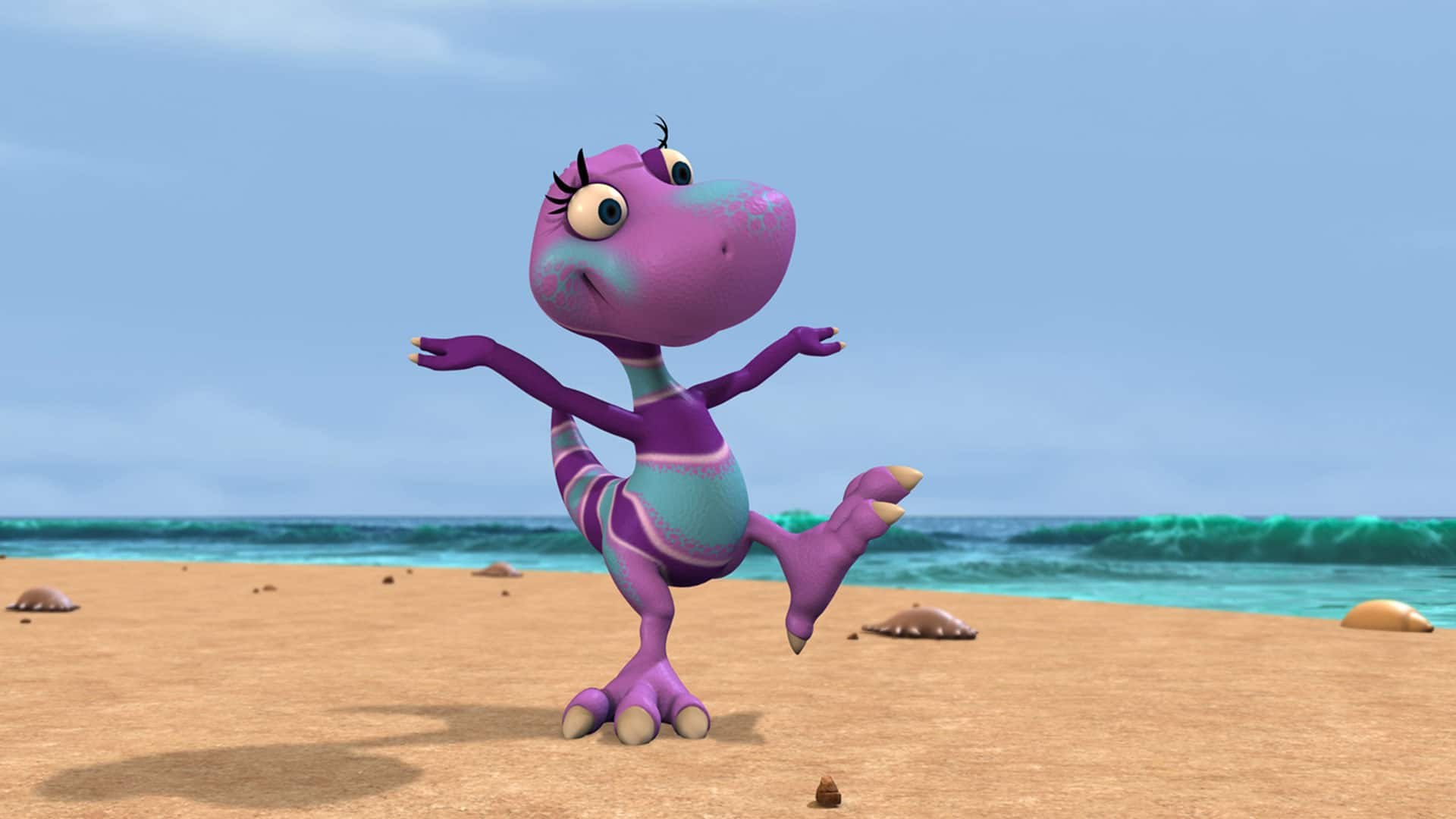 67. Stora, stampande dinosaurier