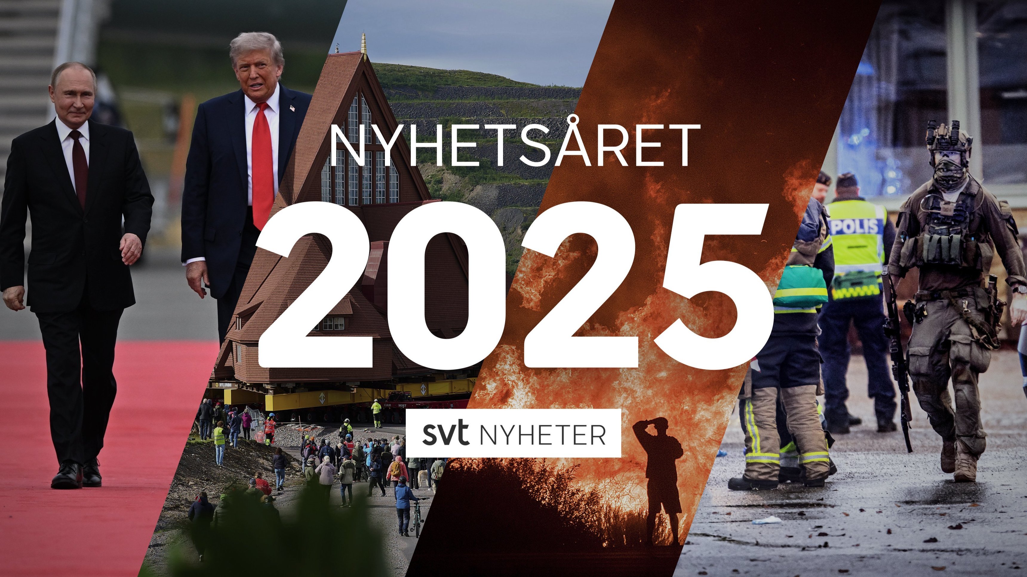 Nyhetsåret 2025 - bilderna vi minns