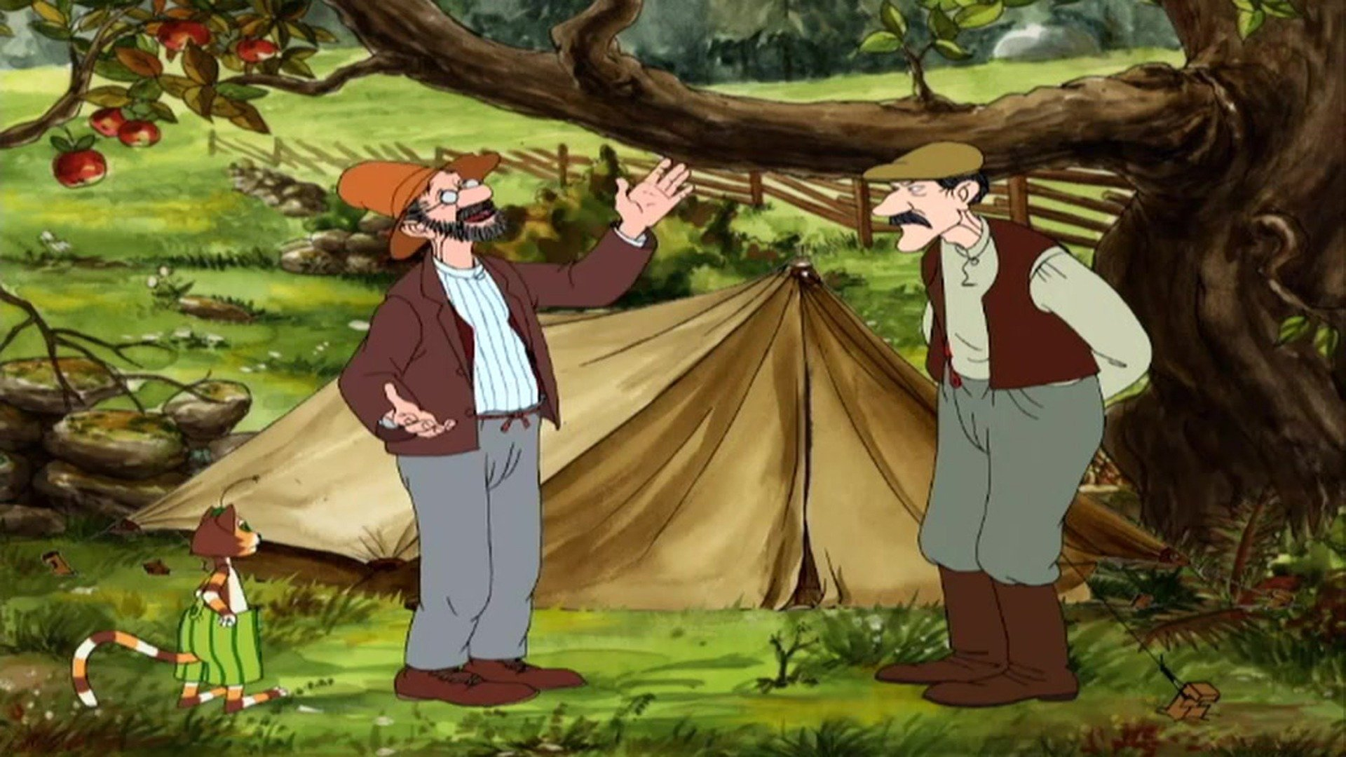 9. Pettson tältar