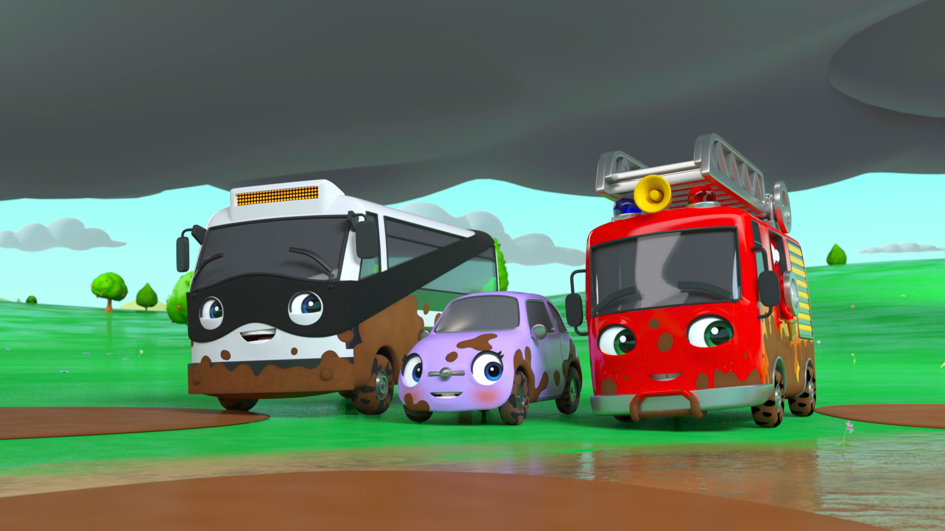 1. Städa med Buster