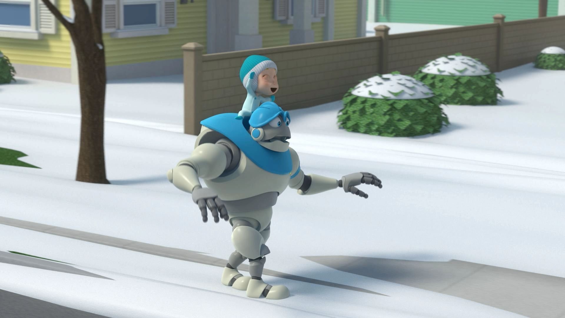 14. TRASIG SLÄDE när det snöar!!!