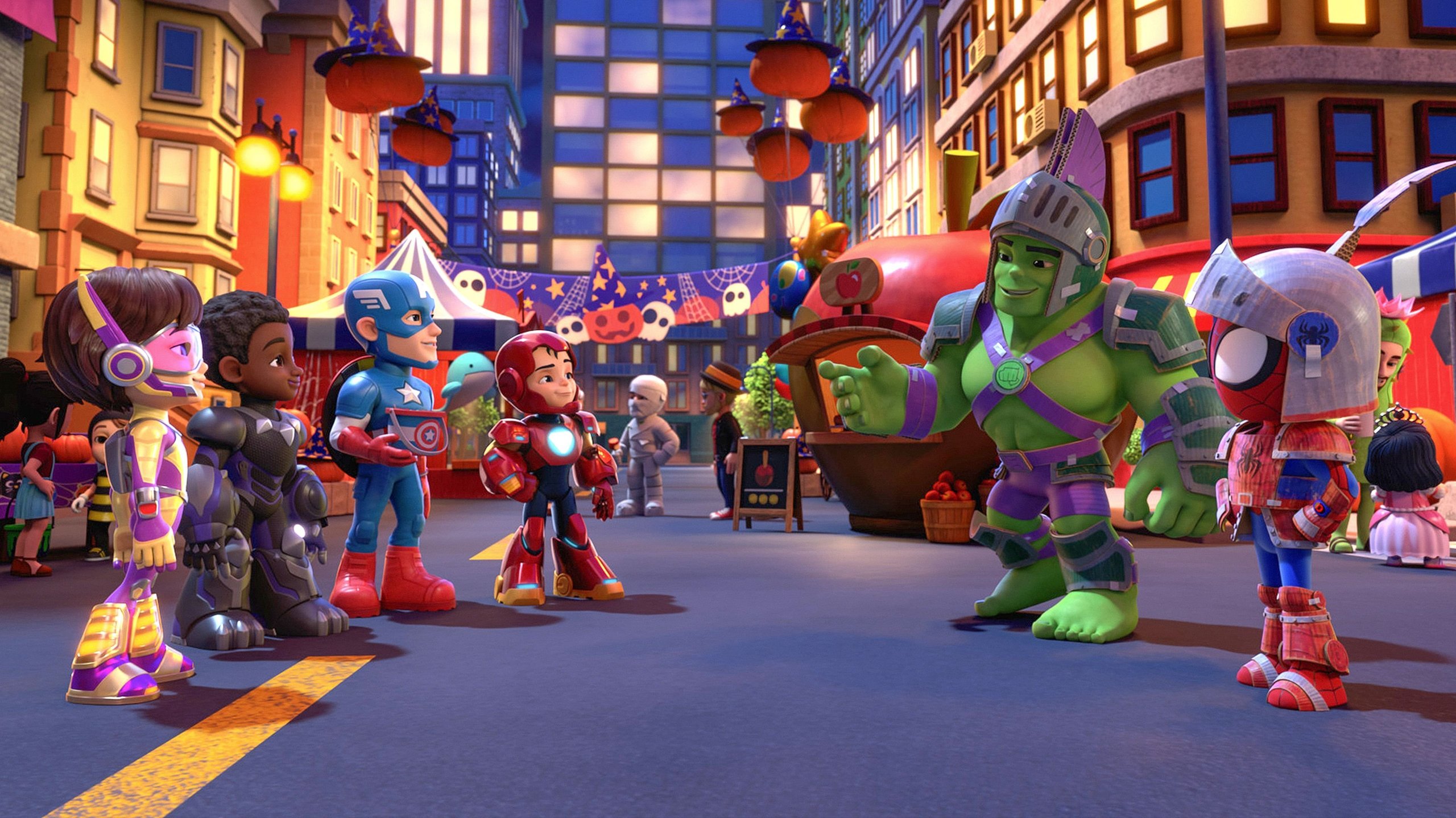 Spidey & Avengers Halloween: Tillsammans!