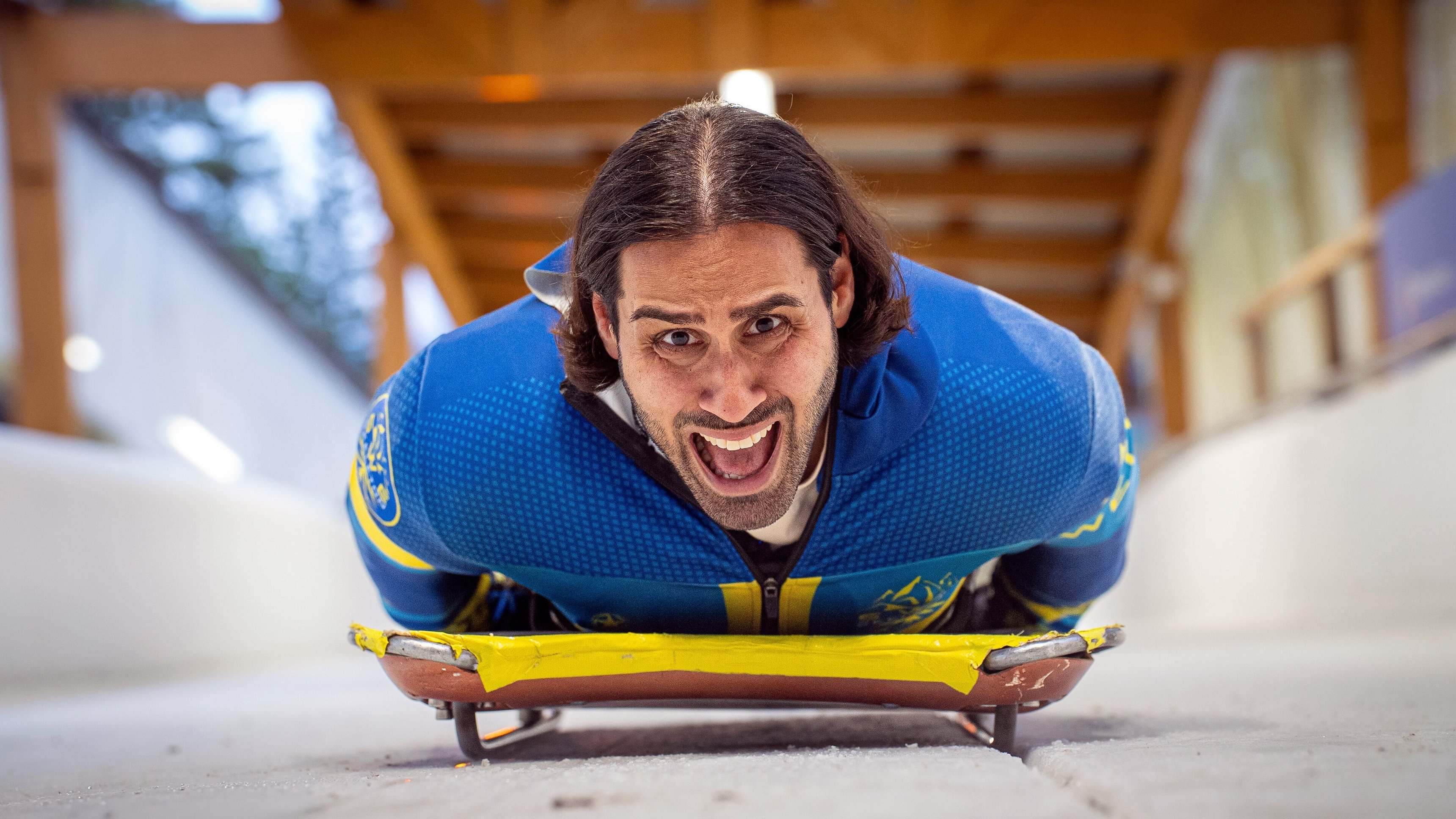 Berra testar OS-sporter