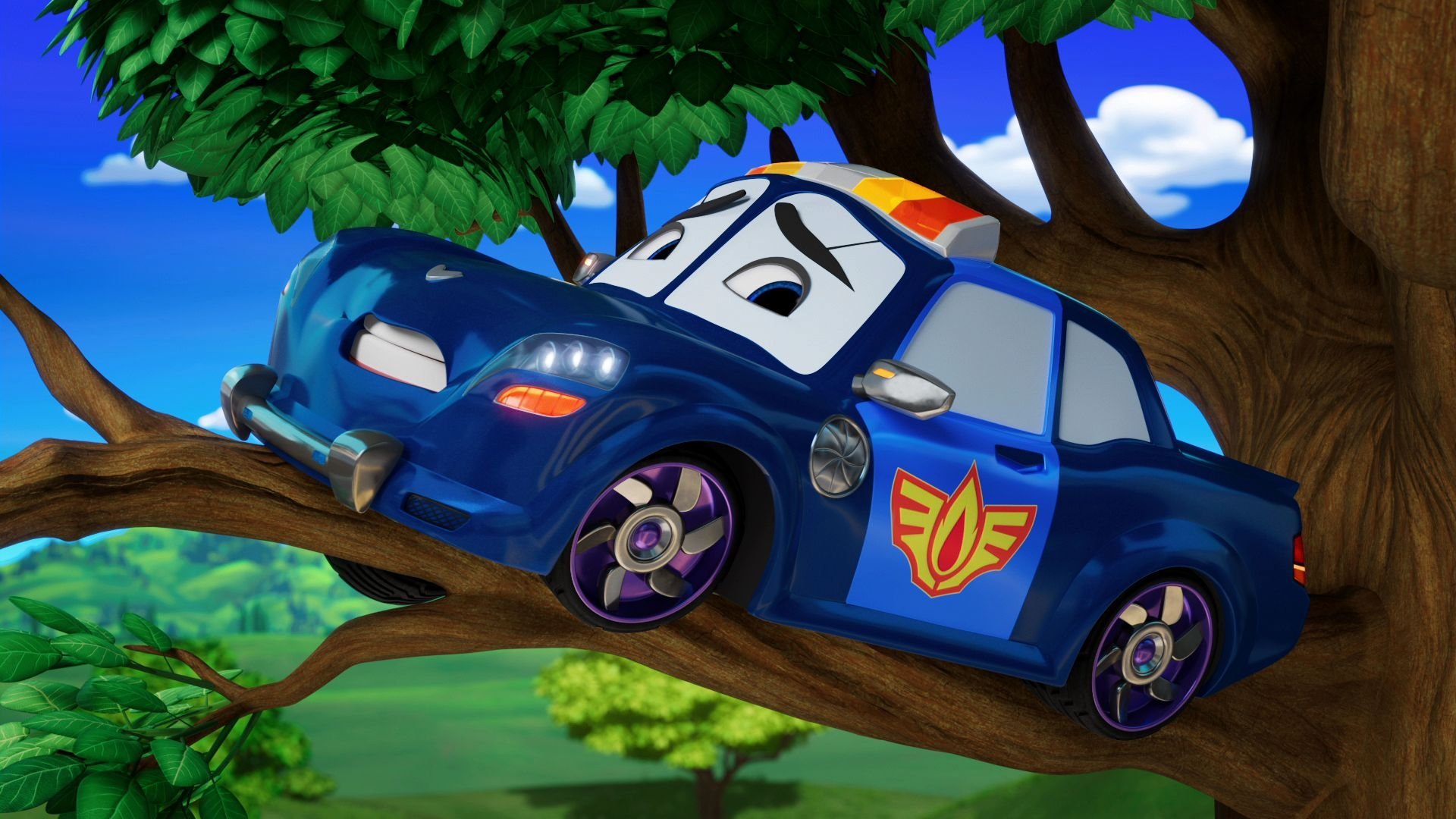 1. Bilen i trädet / Dalmatinerdagen