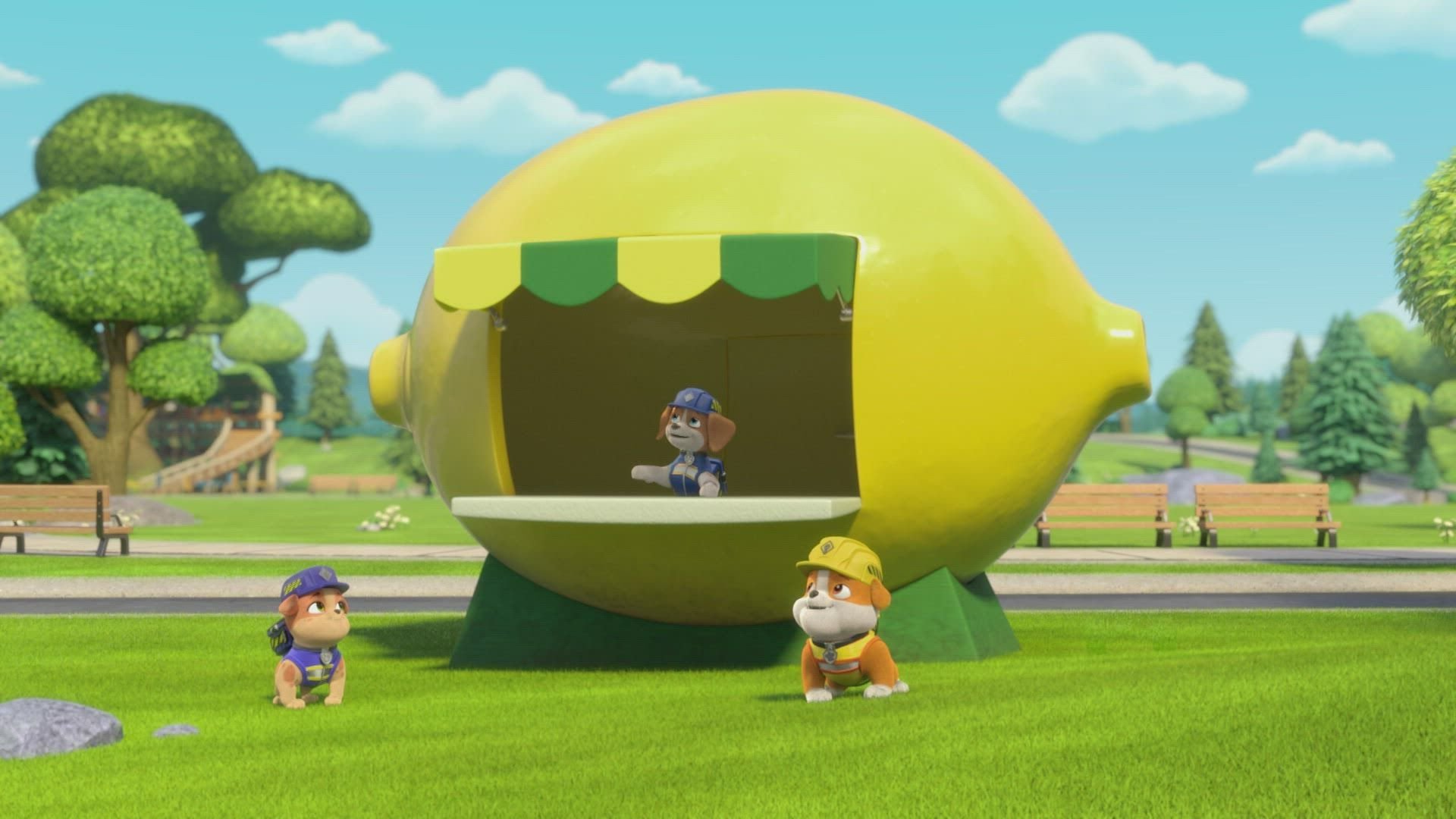 19. Gänget bygger ett stort lemonadstånd / Gänget bygger en vildmarksbro