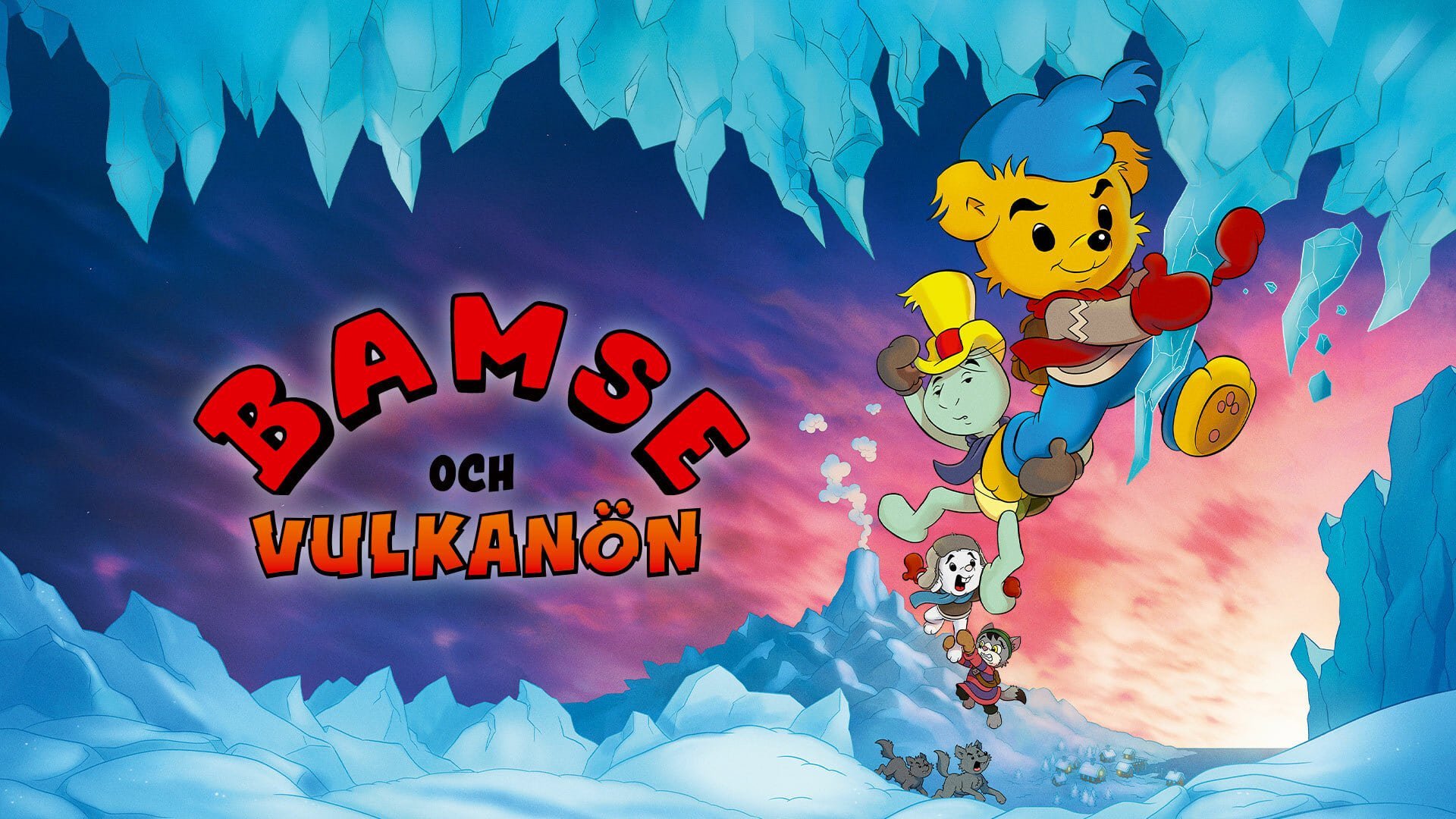 Bamse och Vulkanön.