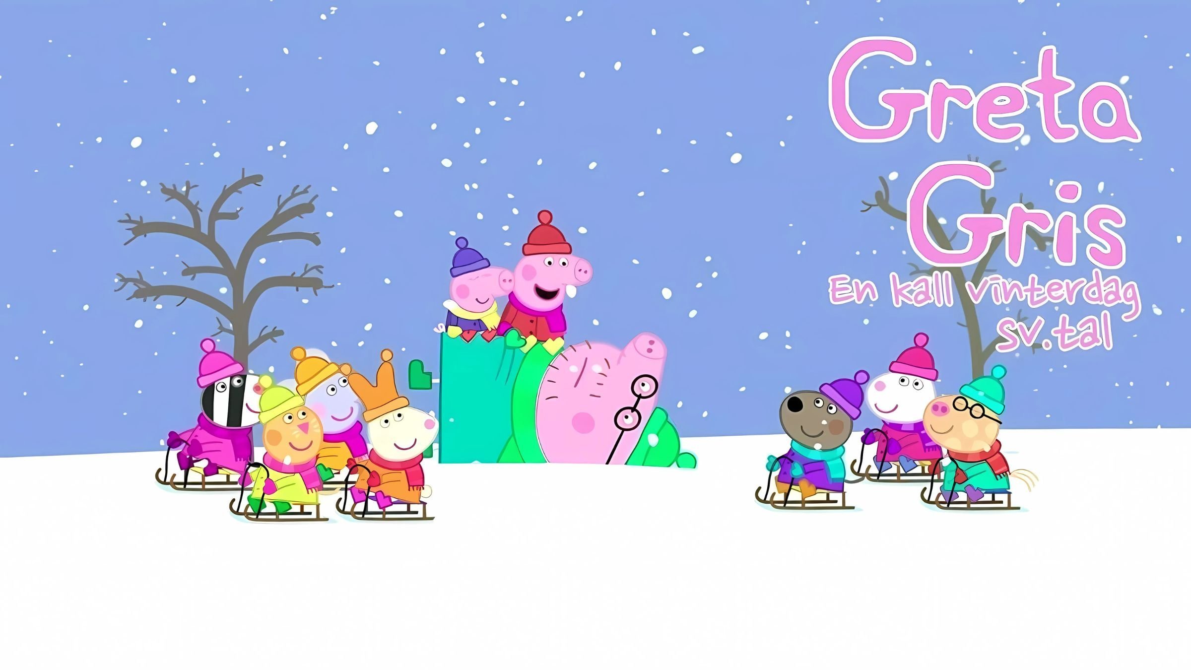 Greta Gris - En kall vinterdag