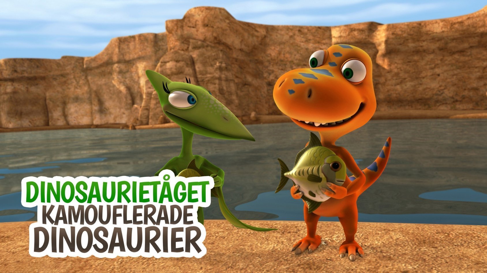 Dinosaurietåget - Kamouflerade dinosaurier