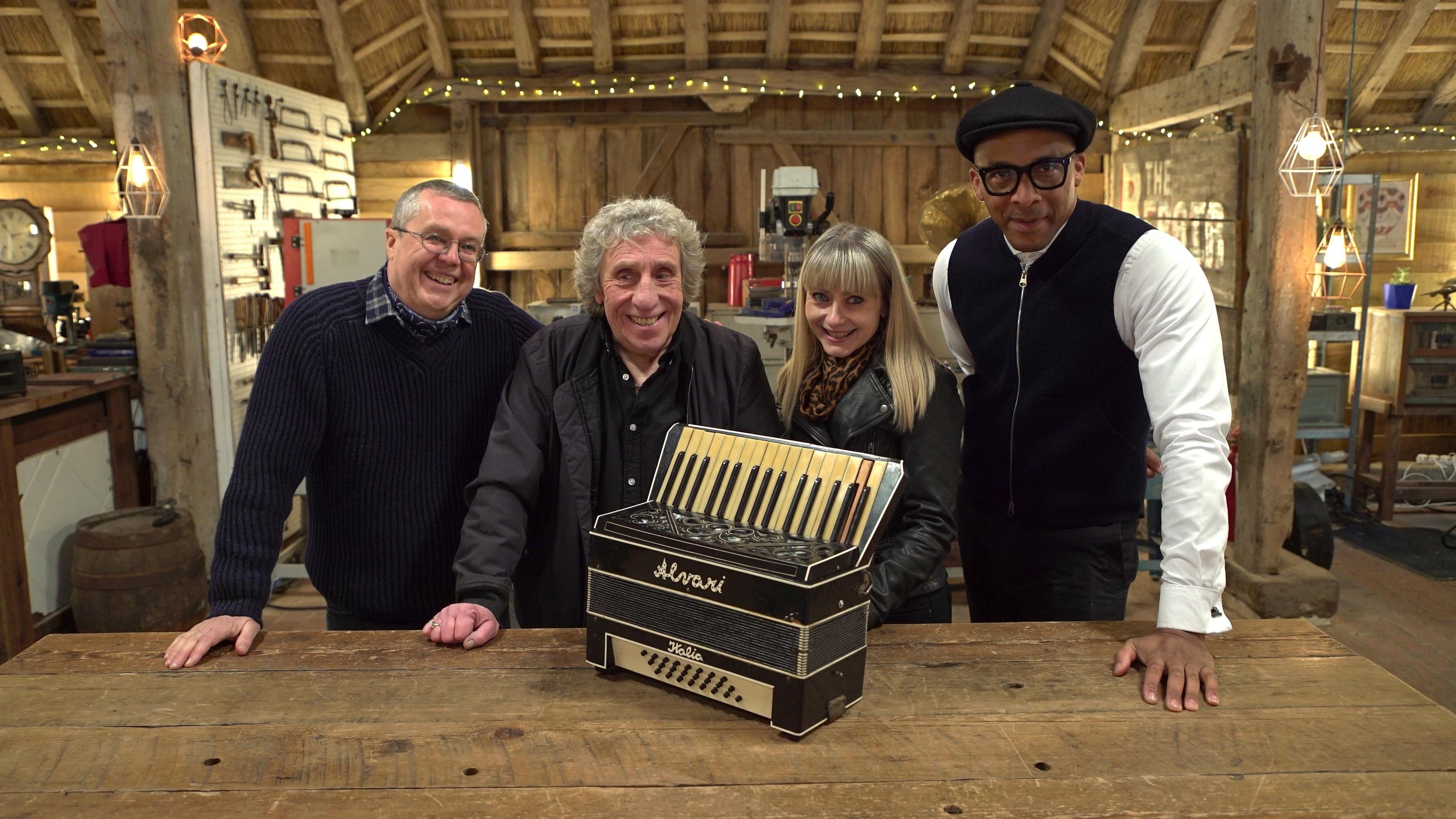 22. Rugby Trophy, Sewing Machine, Accordion