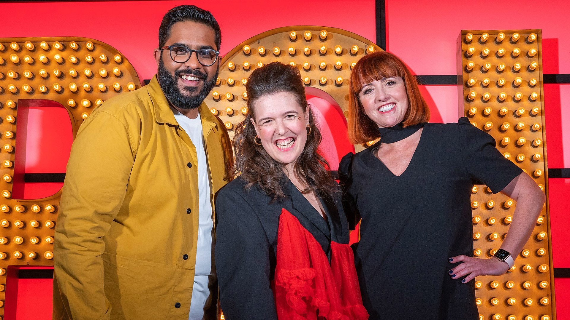 1. Rosie Jones, Eshaan Akbar, Cally Beaton