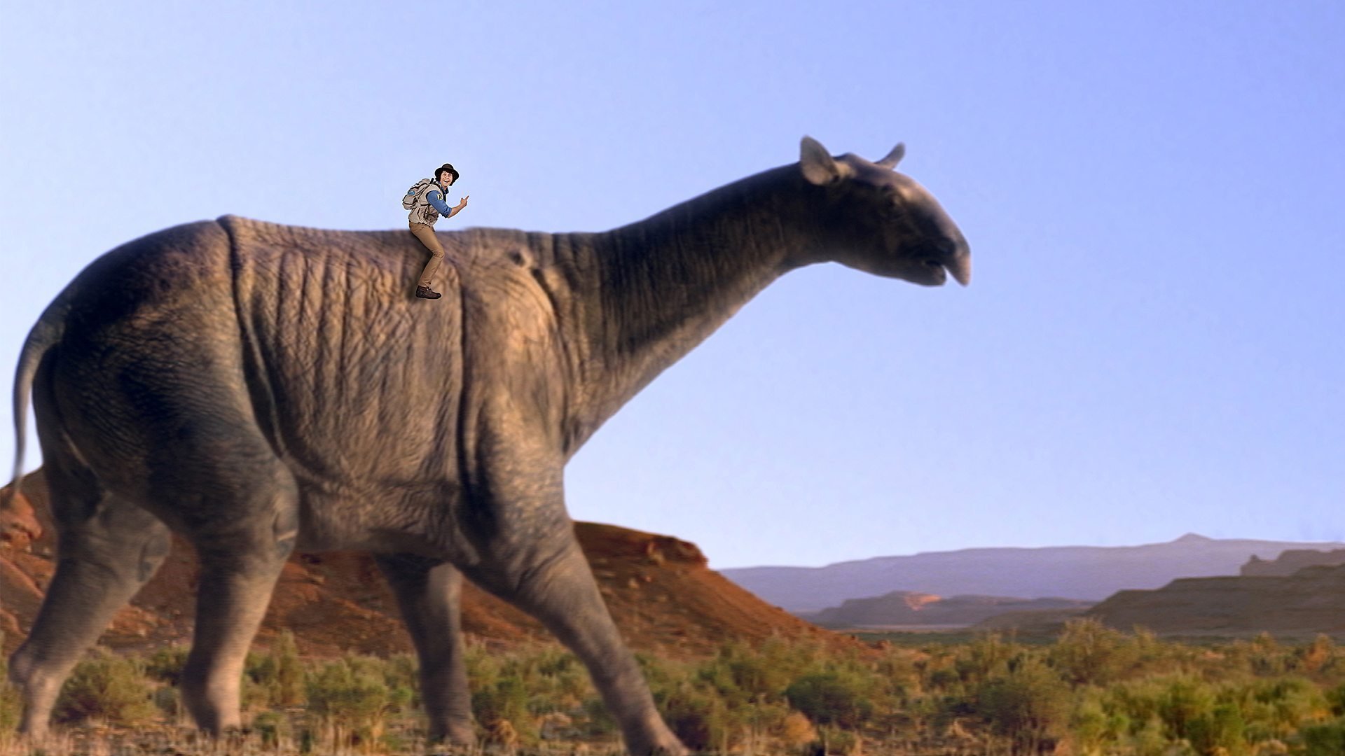 6. Paraceratherium och fotavtrycket