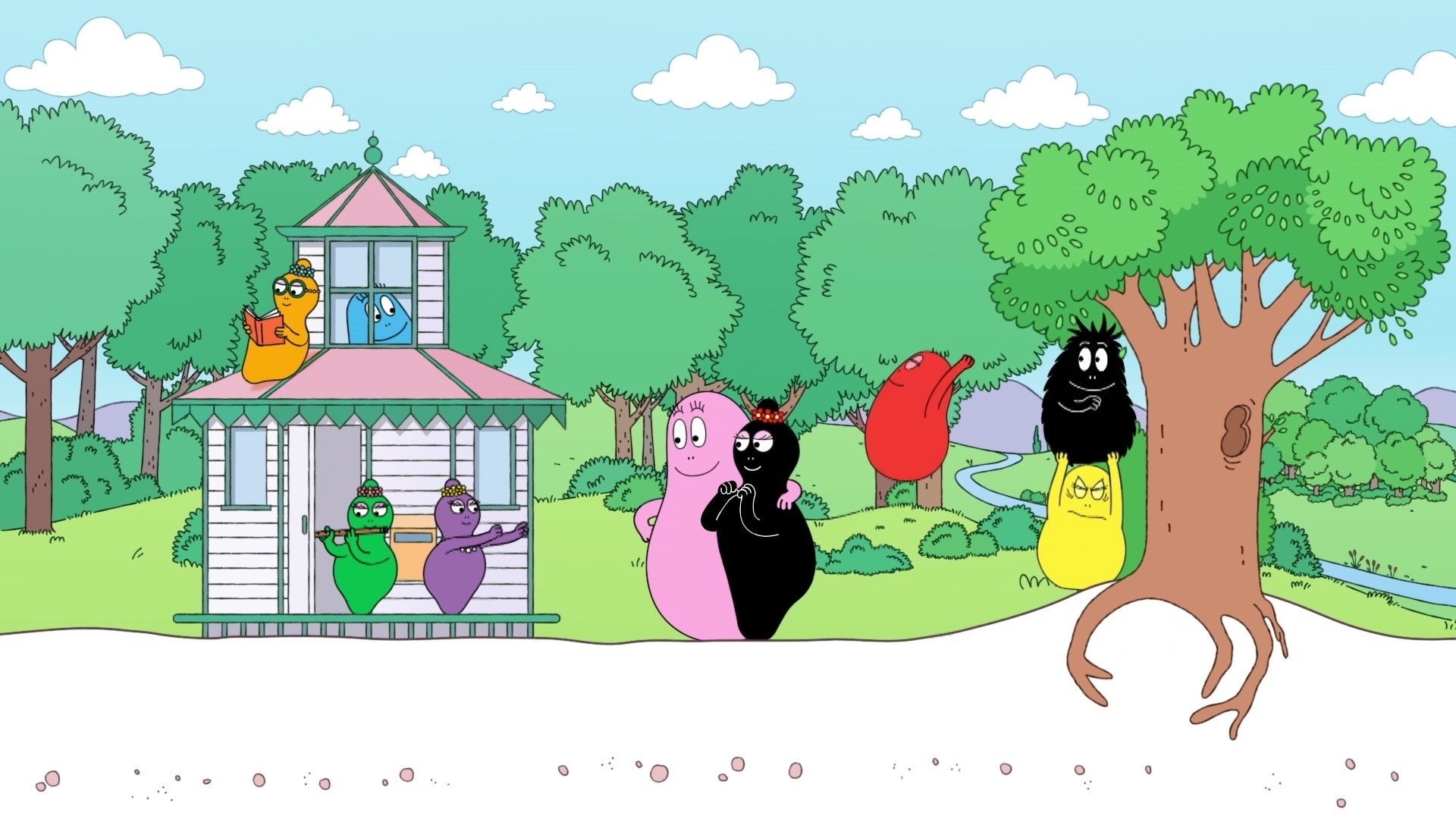1. Barbapapa-trädet / Barbabarnens födelsedag