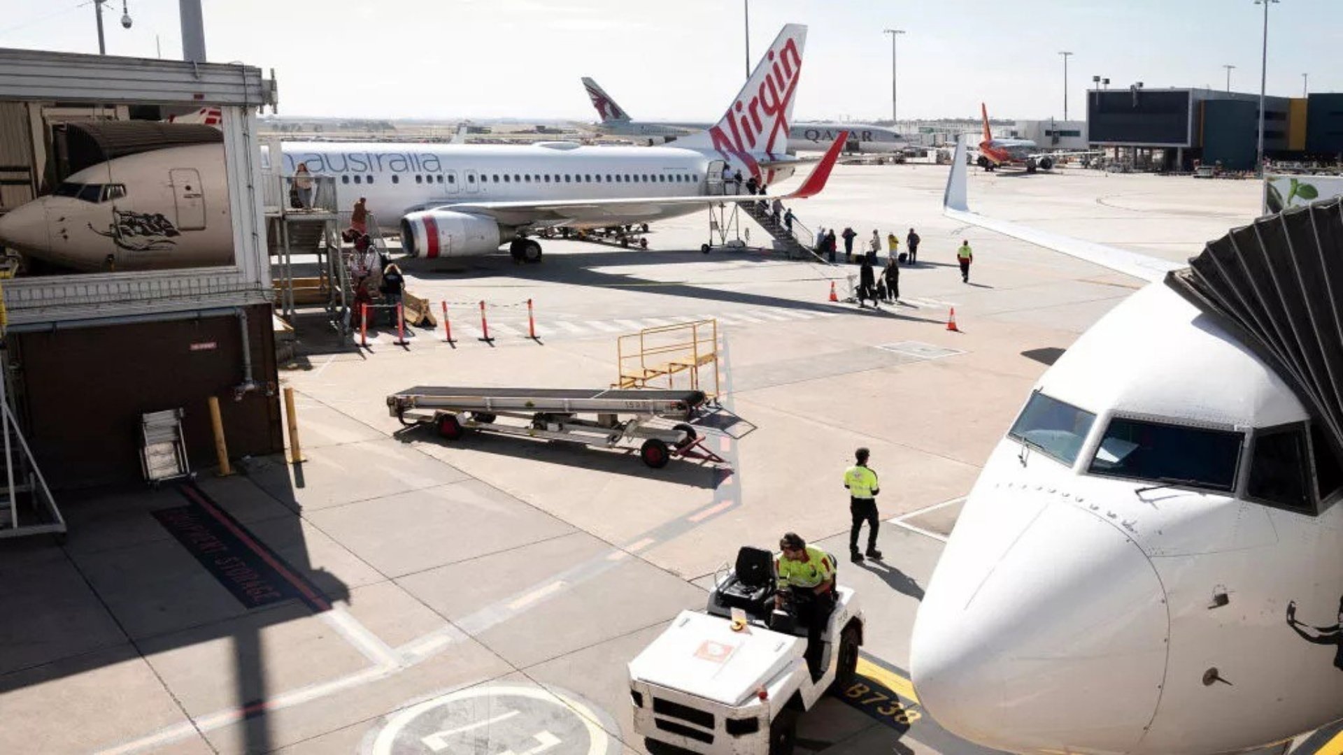 Inside Melbourne Airport