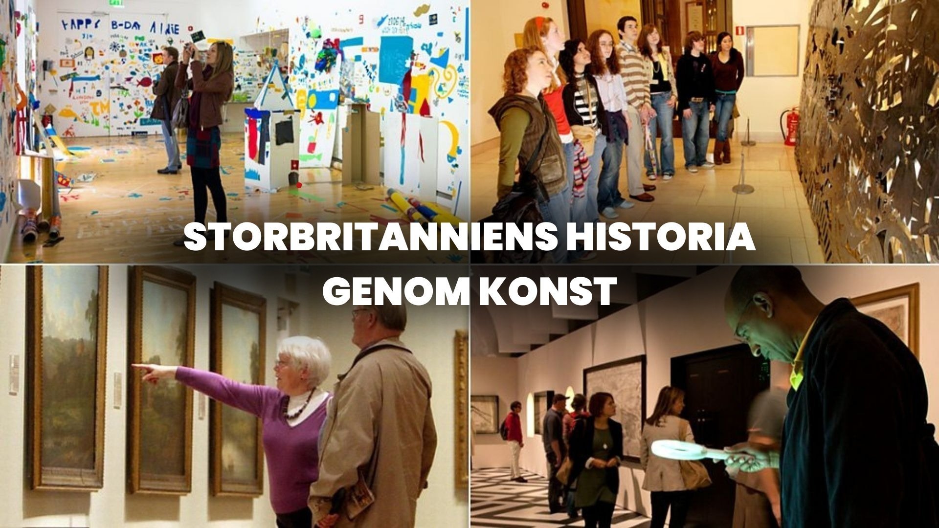 Storbritanniens historia genom konst