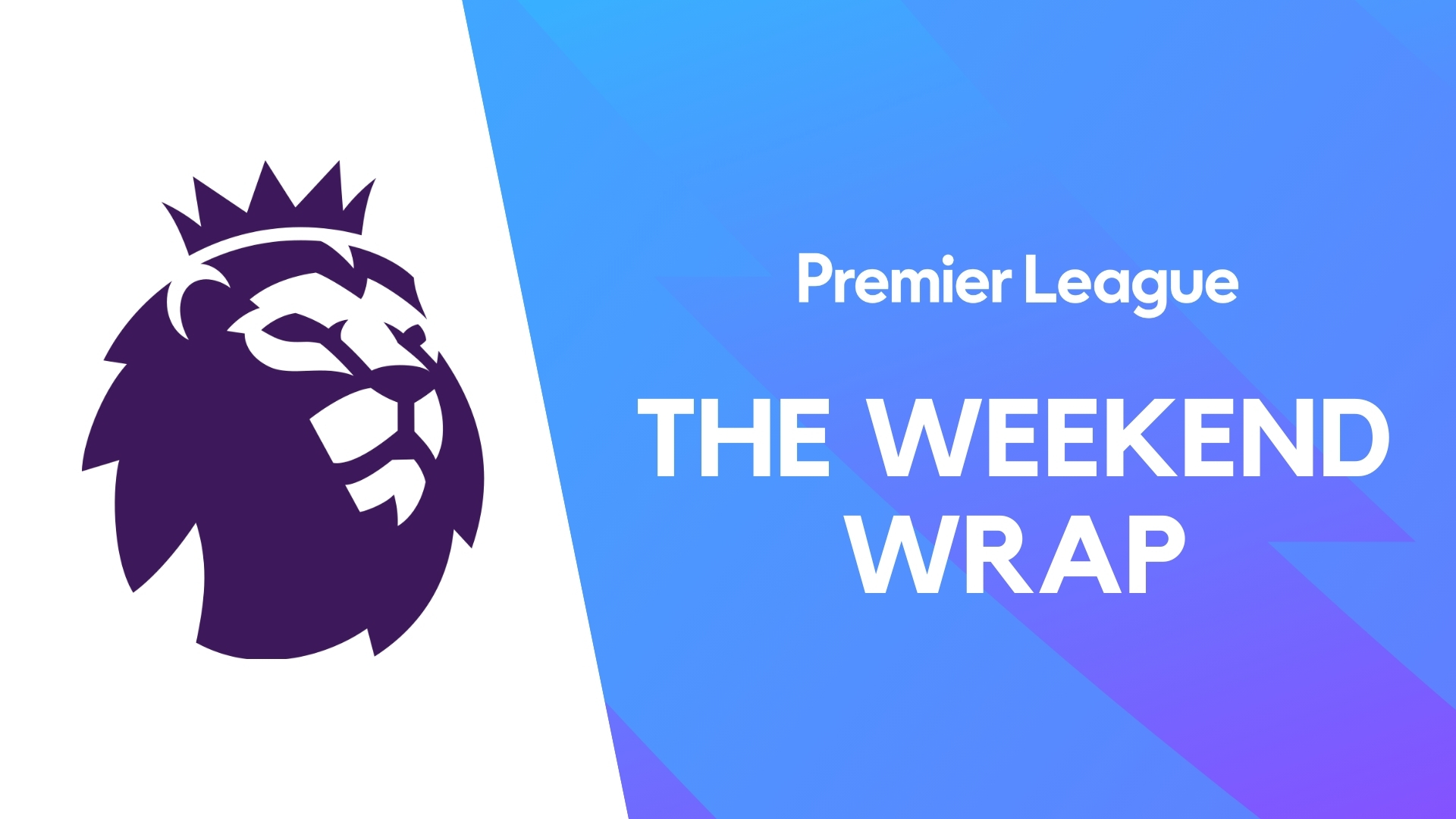 Premier League The Weekend Wrap