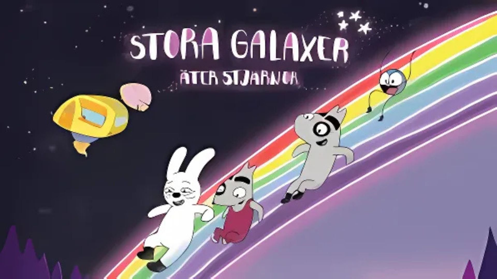 Stora Galaxer äter Stjärnor