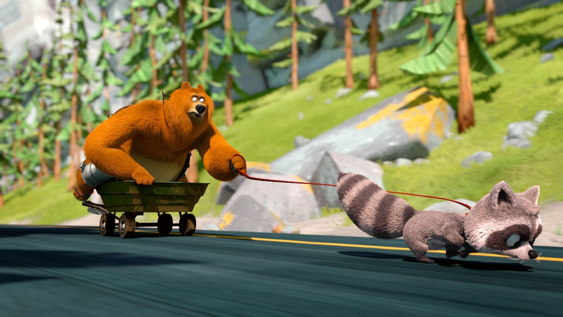 67. Sniffande tvättbjörn