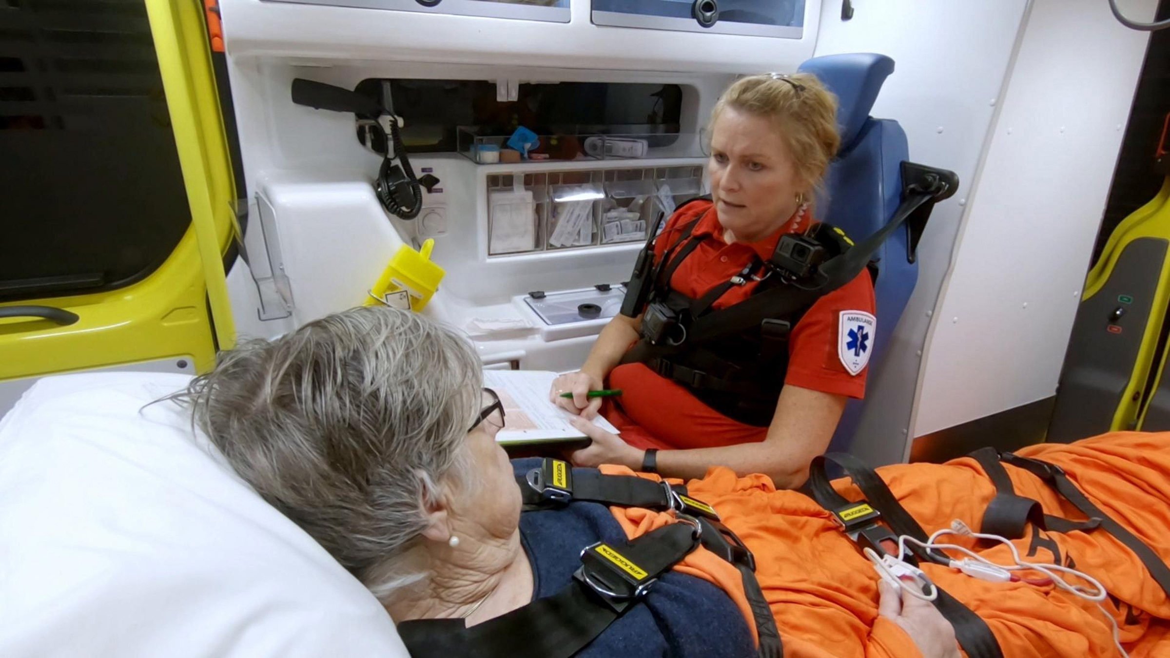 19. Patient generad på båren