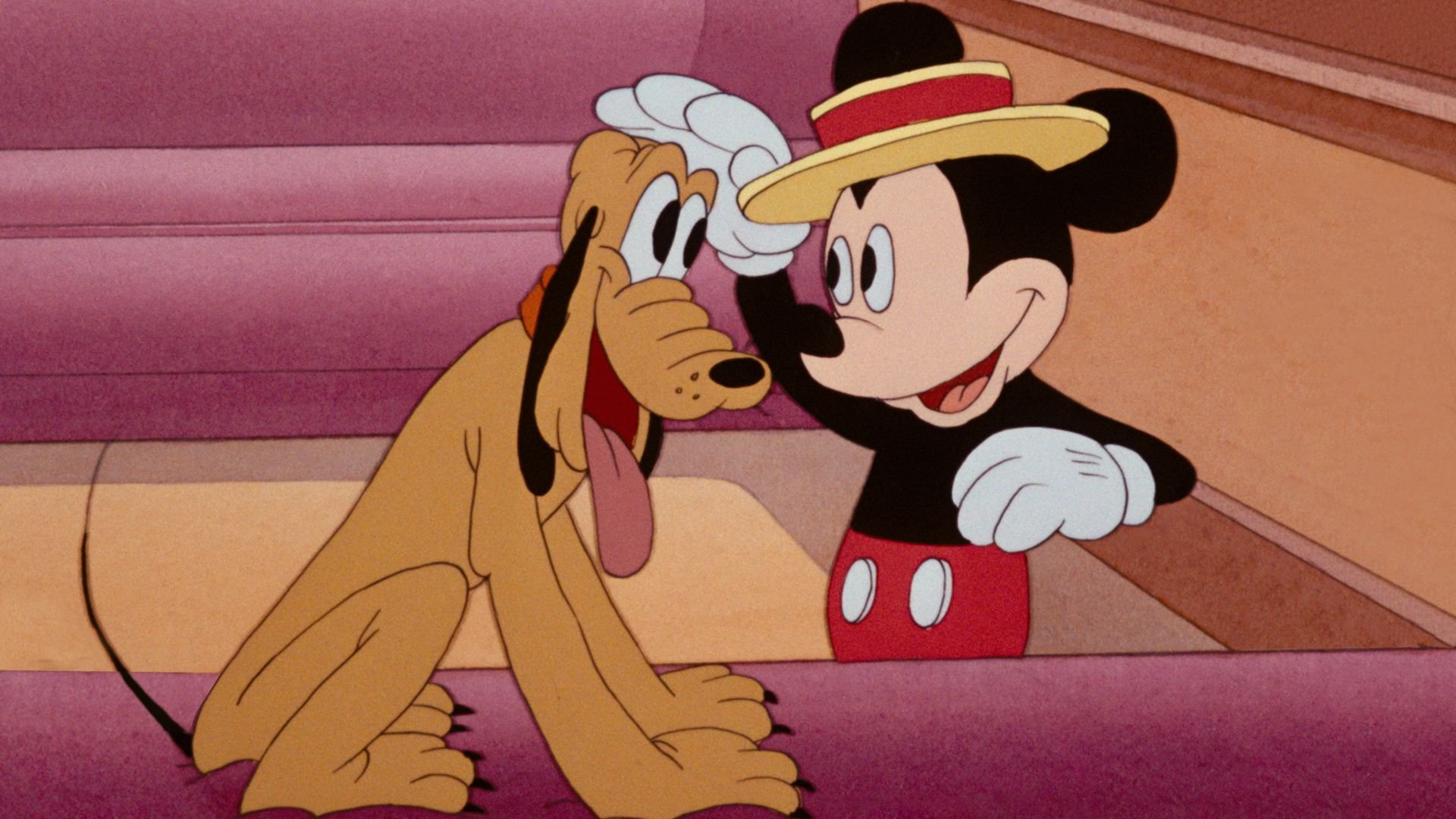Pluto åker tåg