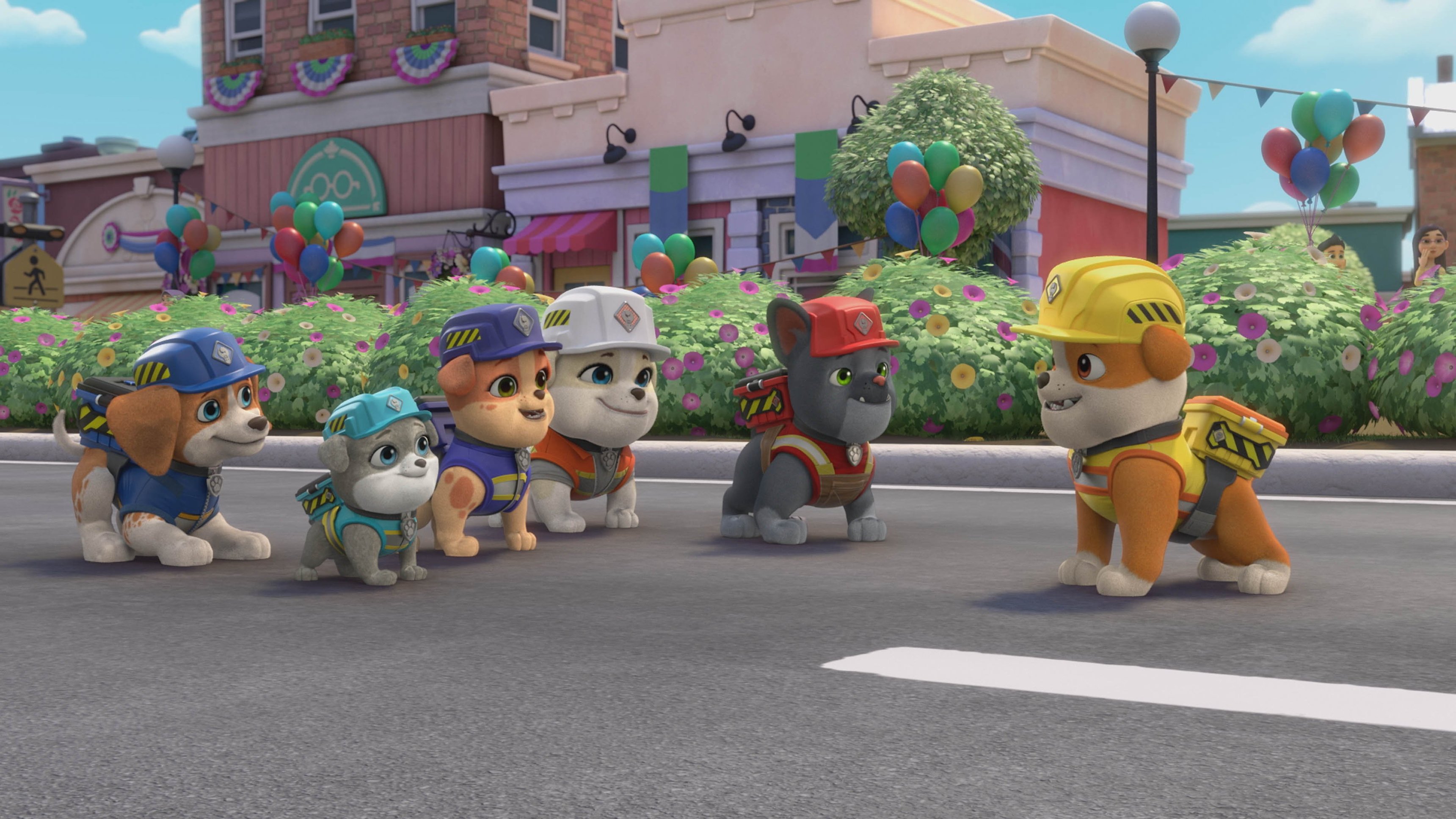 17. Gänget bygger ett observatorium; Gänget bygger en linbana