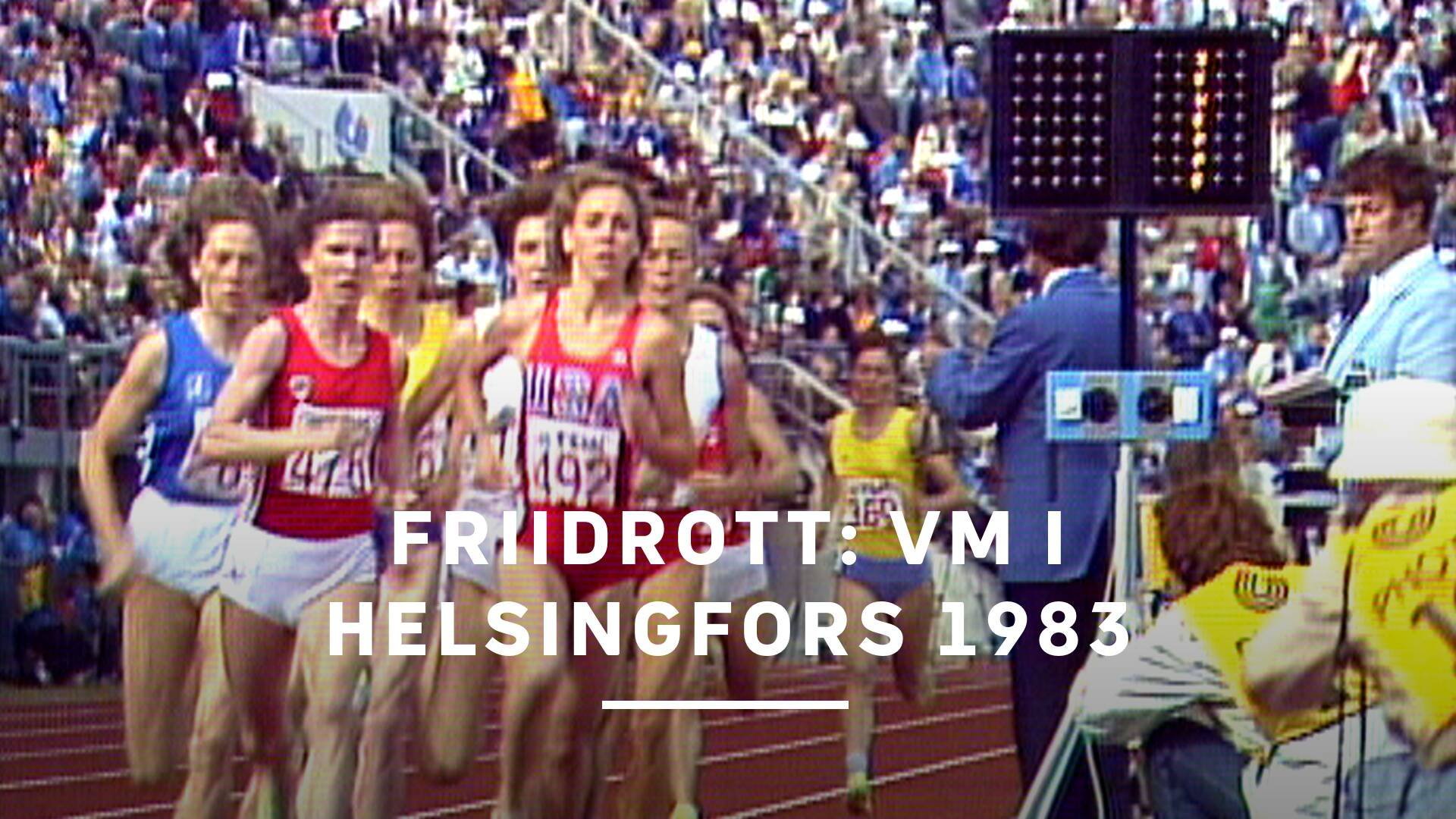 Friidrott: VM i Helsingfors 1983