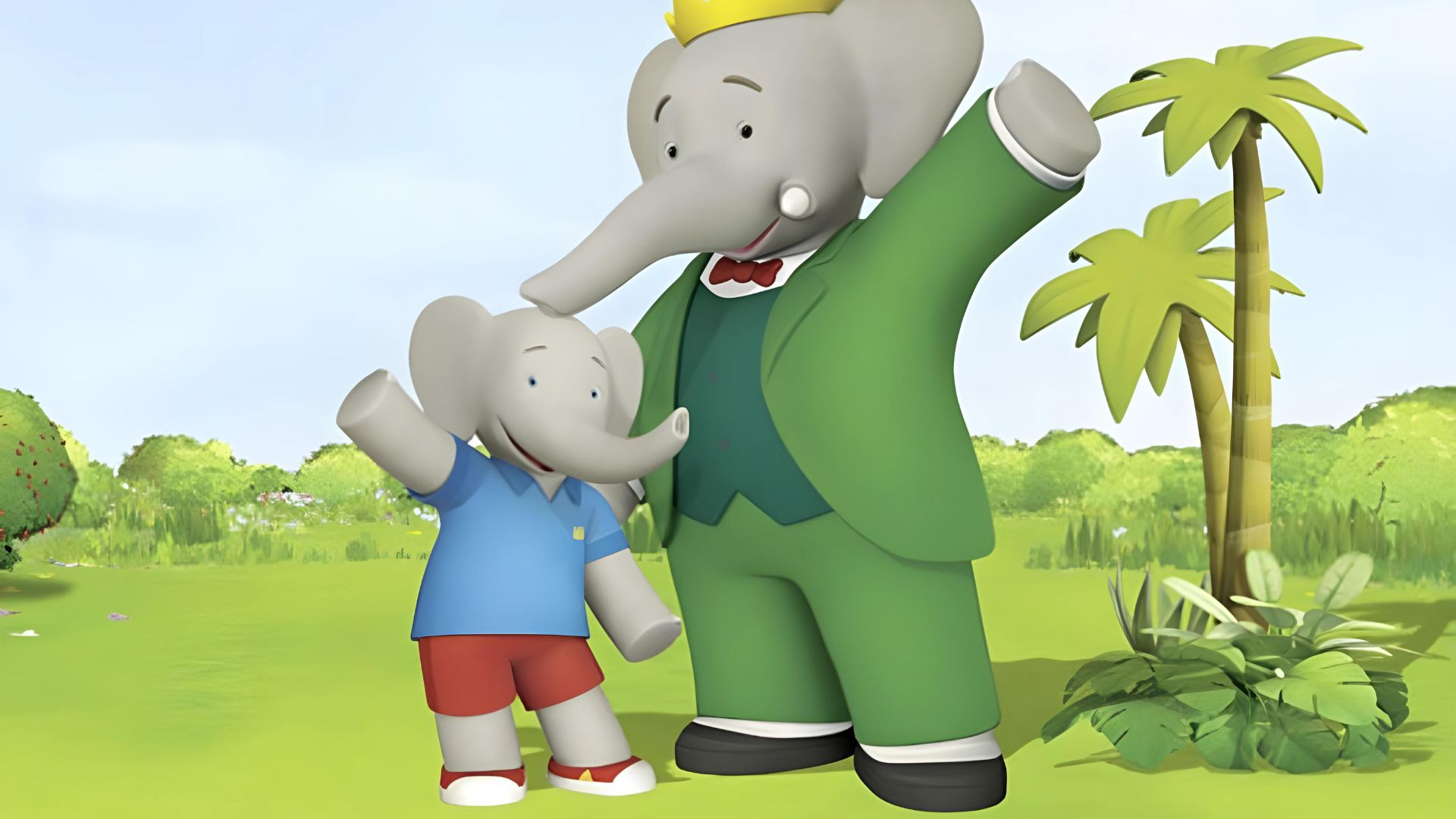 Babar och Badous äventyr - På apläger