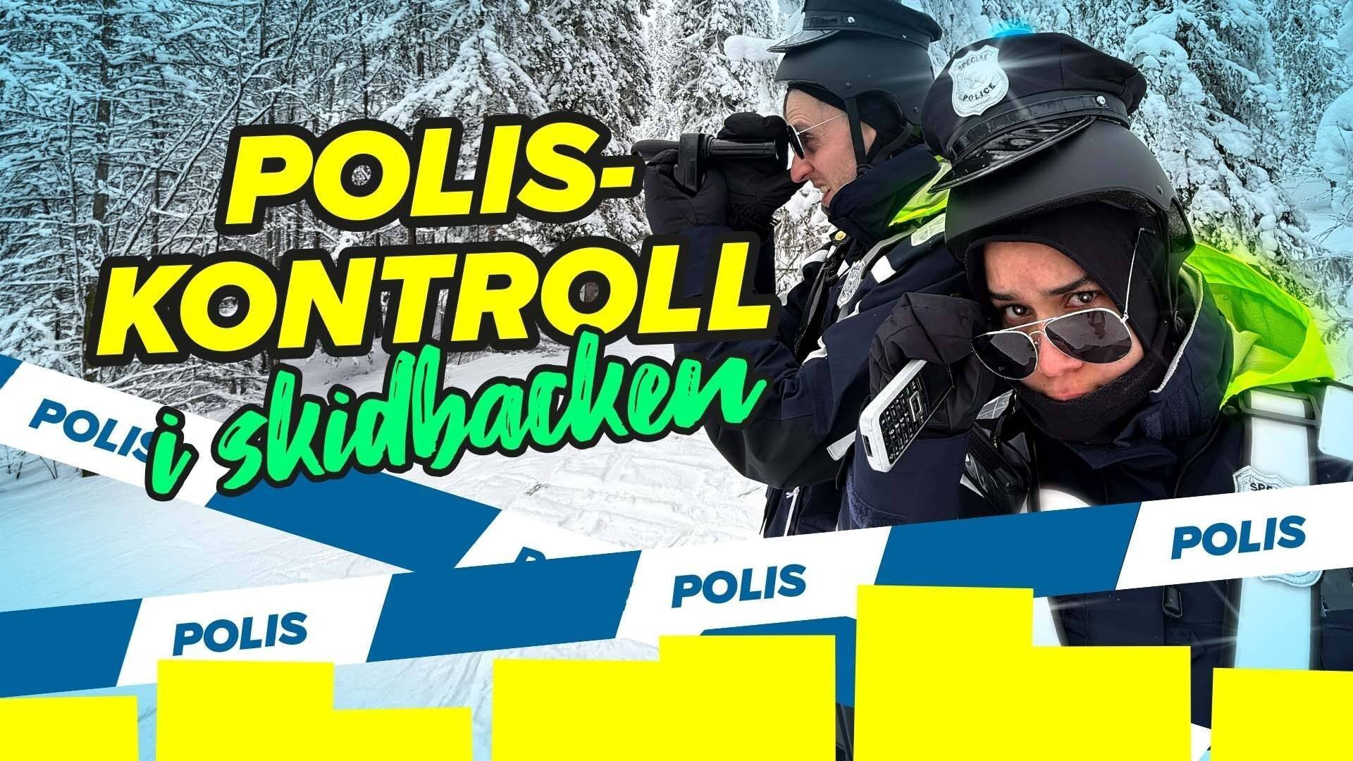 42. Poliskontroll i skidbacken