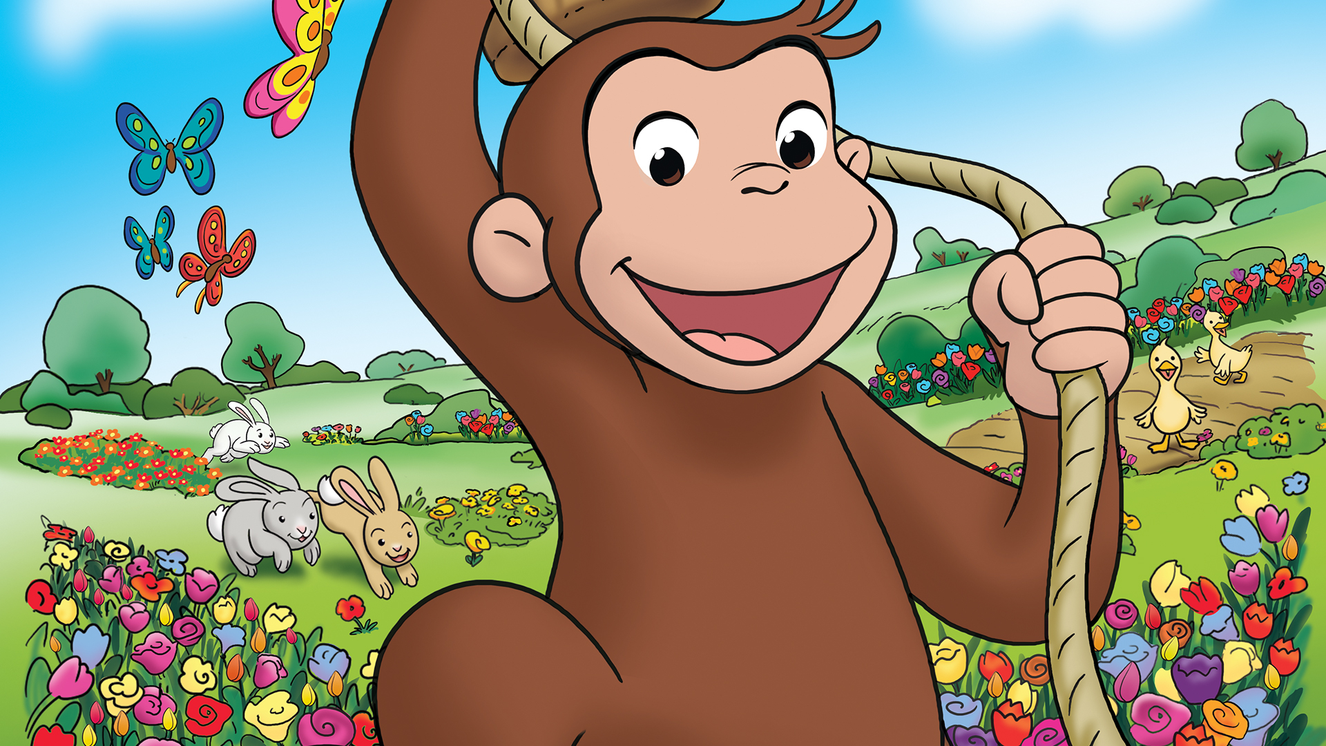 Curious George Swings Into Spring
