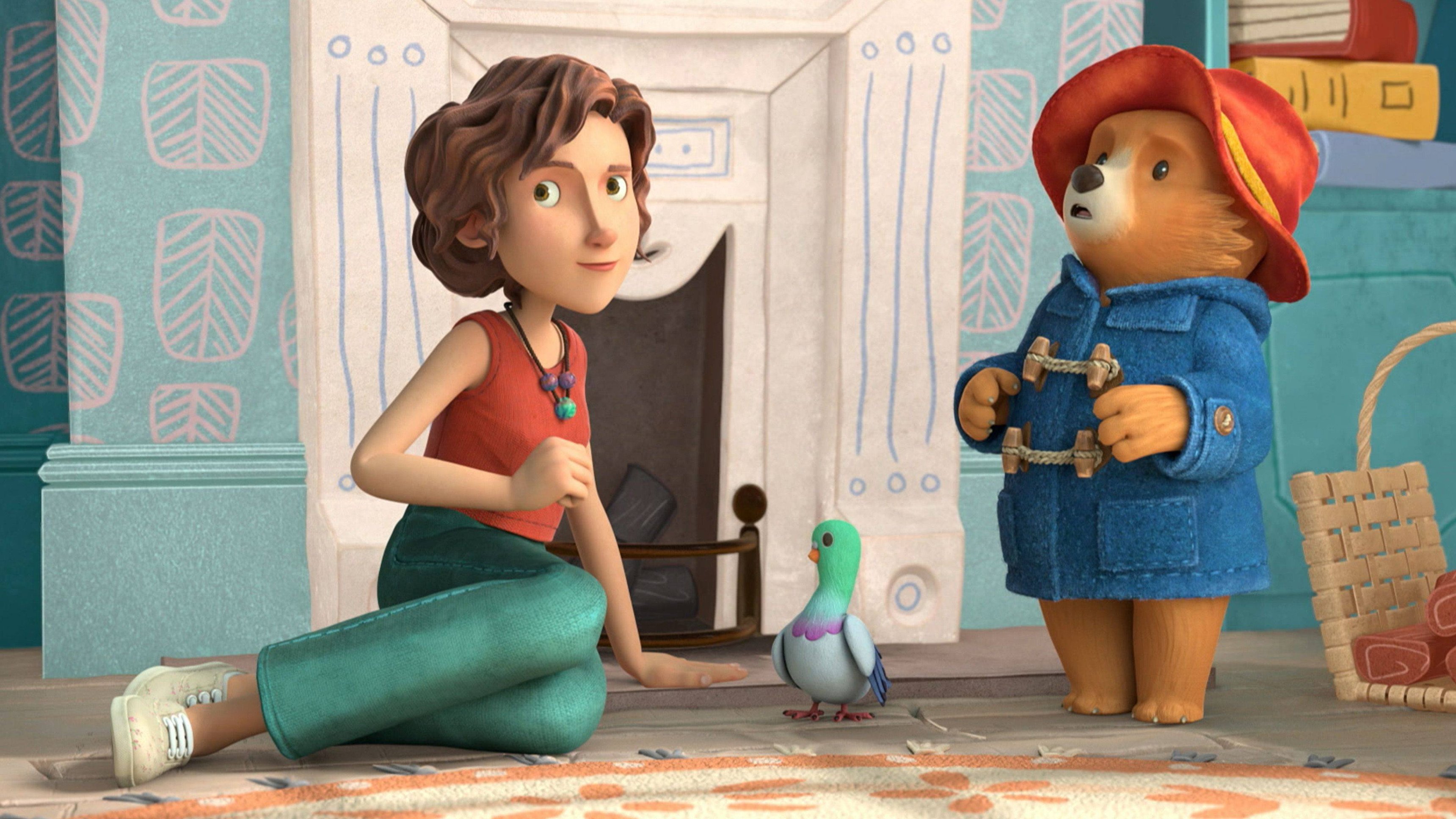 1. Paddington hittar en duva/Paddington och hushållssysslorna