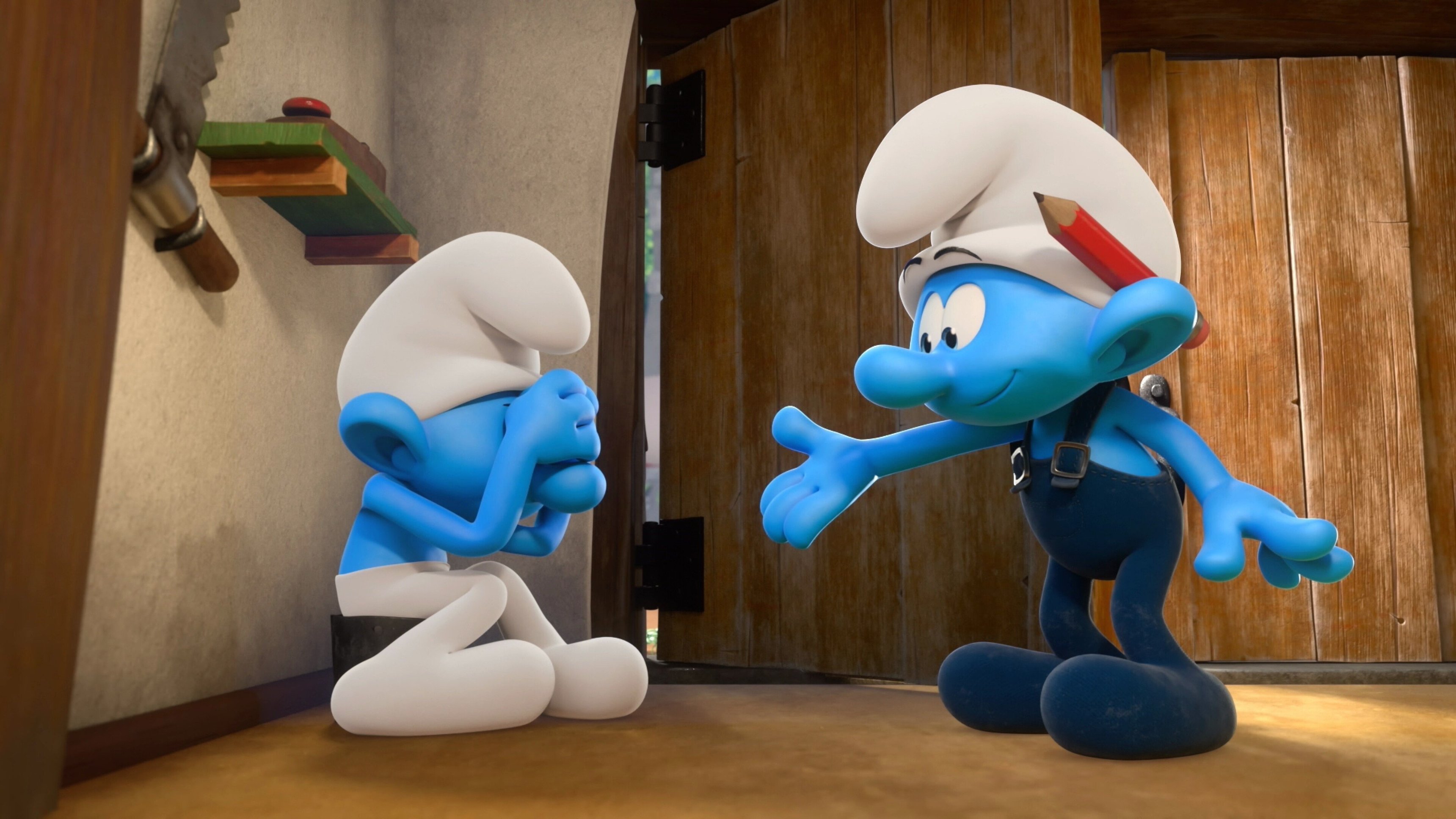 7. Smurfa fast säkerhetsbältena!