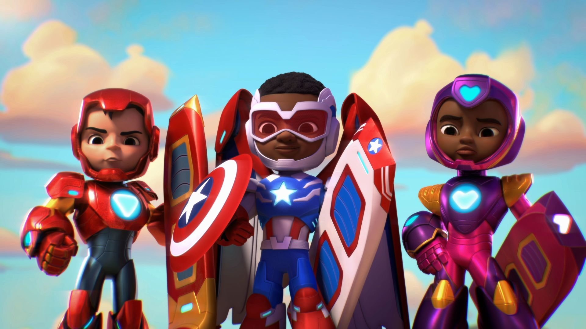 5. Captain America flyger fort / Ironhearts otroliga lekplats