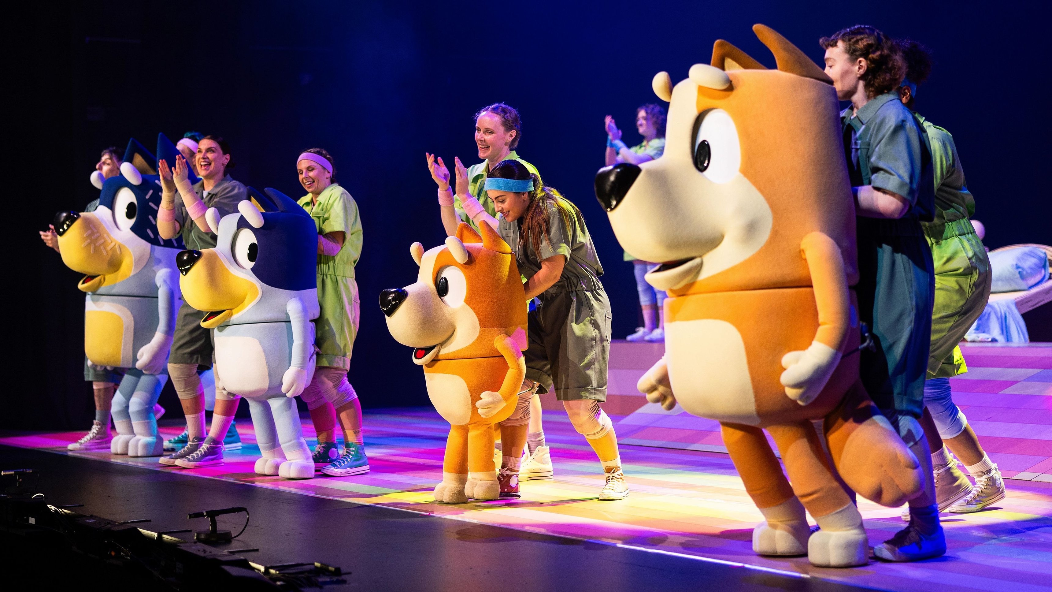 Blueys stora pjäs - Föreställningen