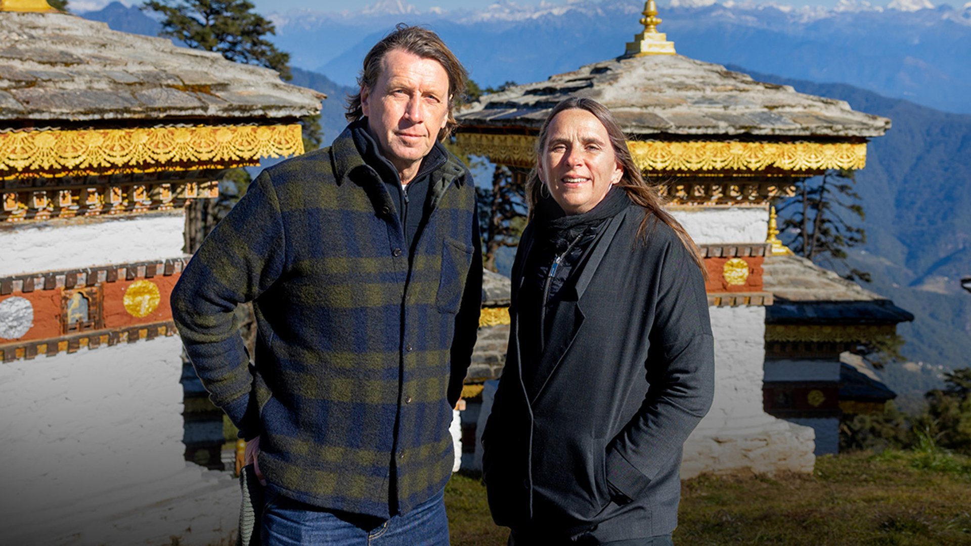 Anne och Anders i Bhutan