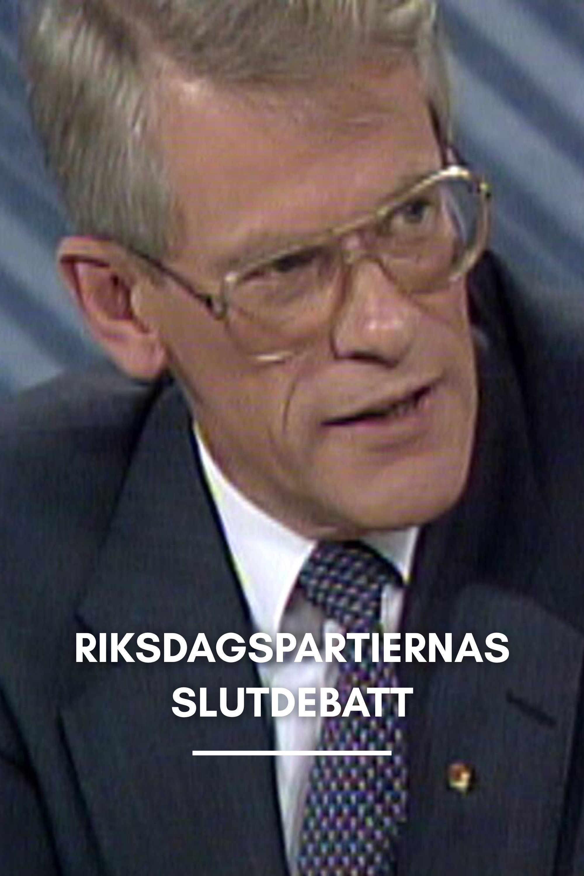 Riksdagspartiernas slutdebatt