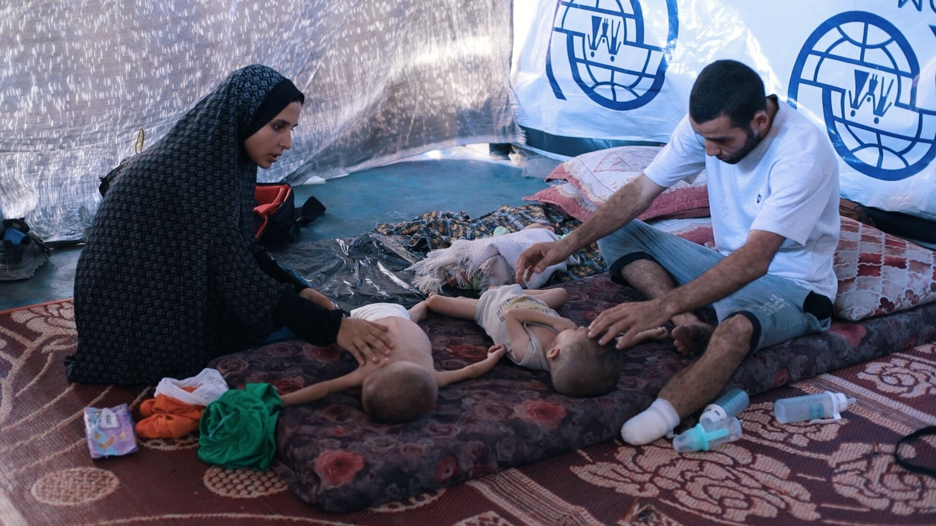 Nyheterna story: Svälten i Gaza – Familjen Mahras jakt på mat