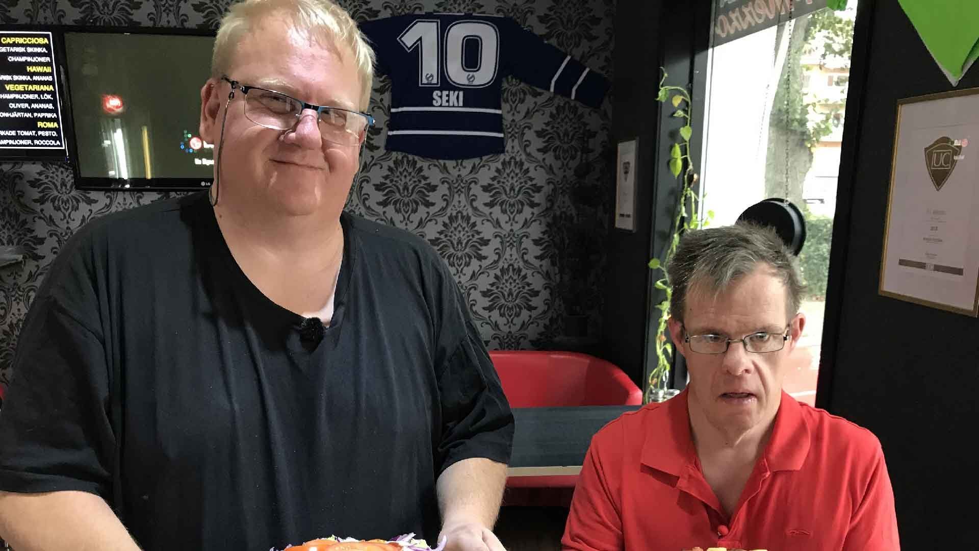 2. Gänget besöker inspelningen av "Alla mot alla"