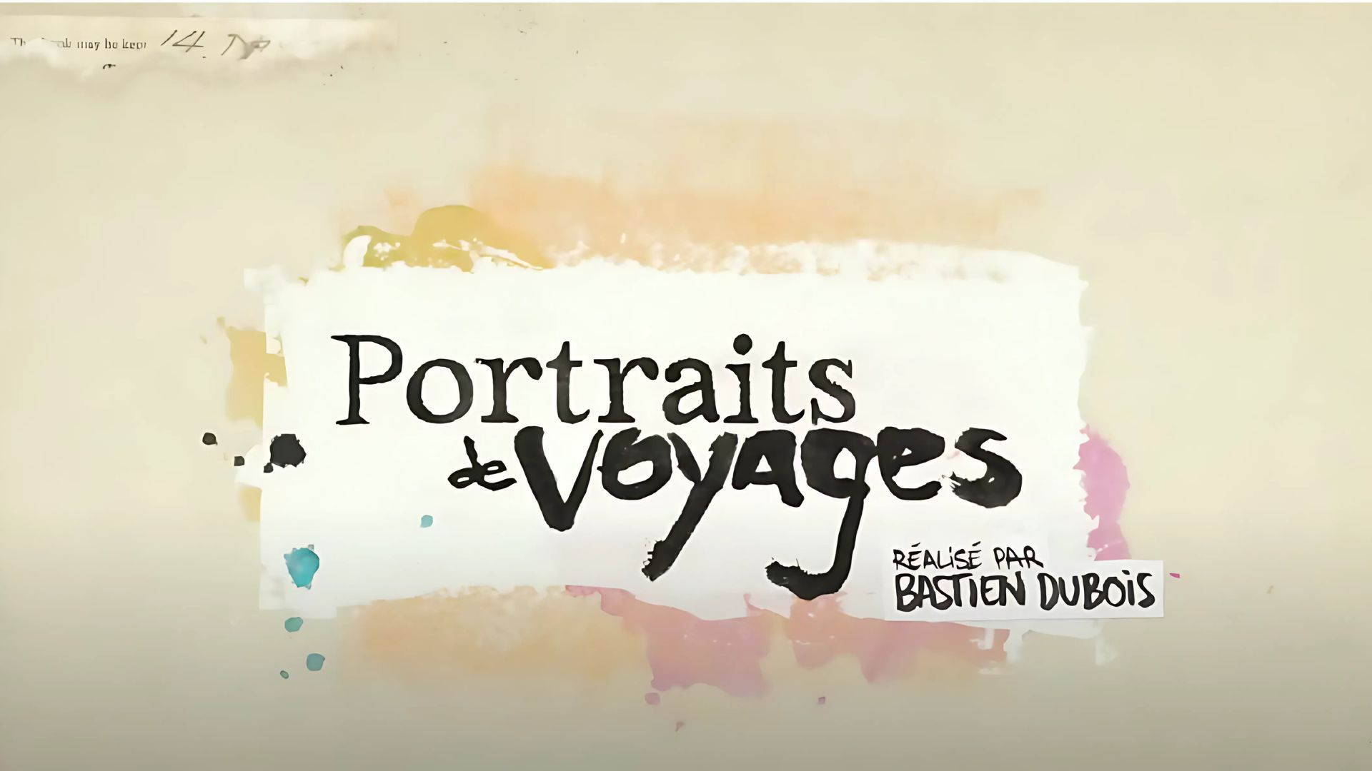 Portraits de voyages