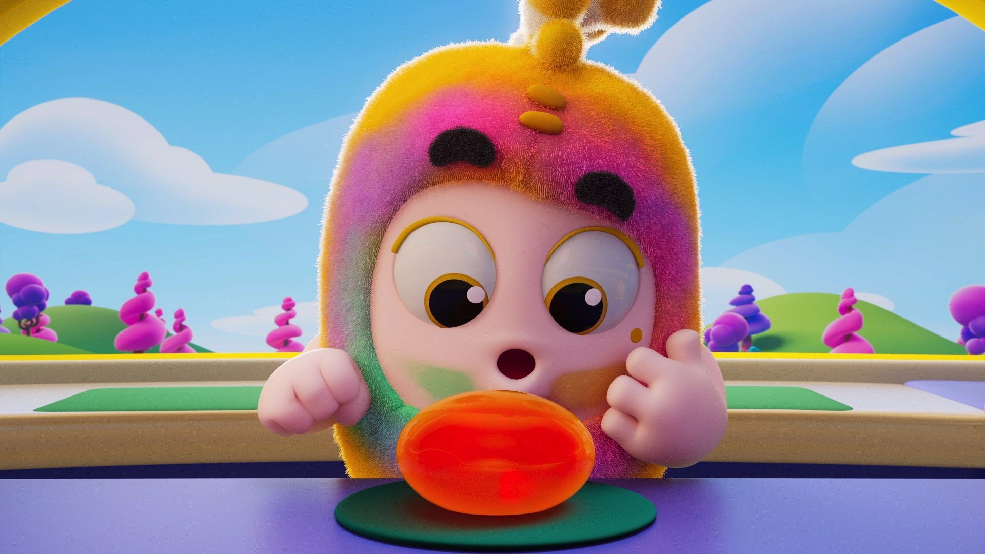 10. Bubbles studsande klump