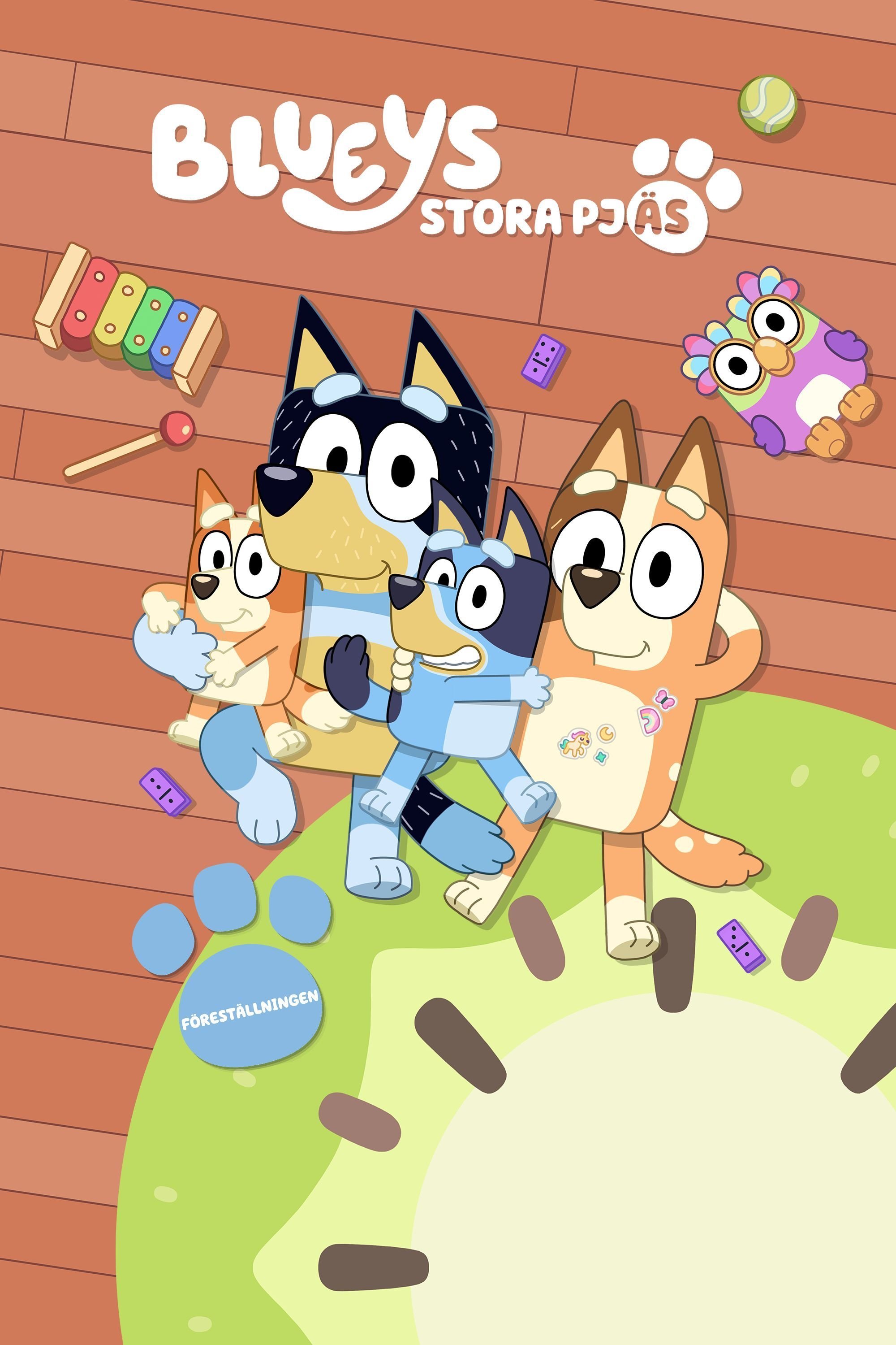 Blueys stora pjäs - Föreställningen