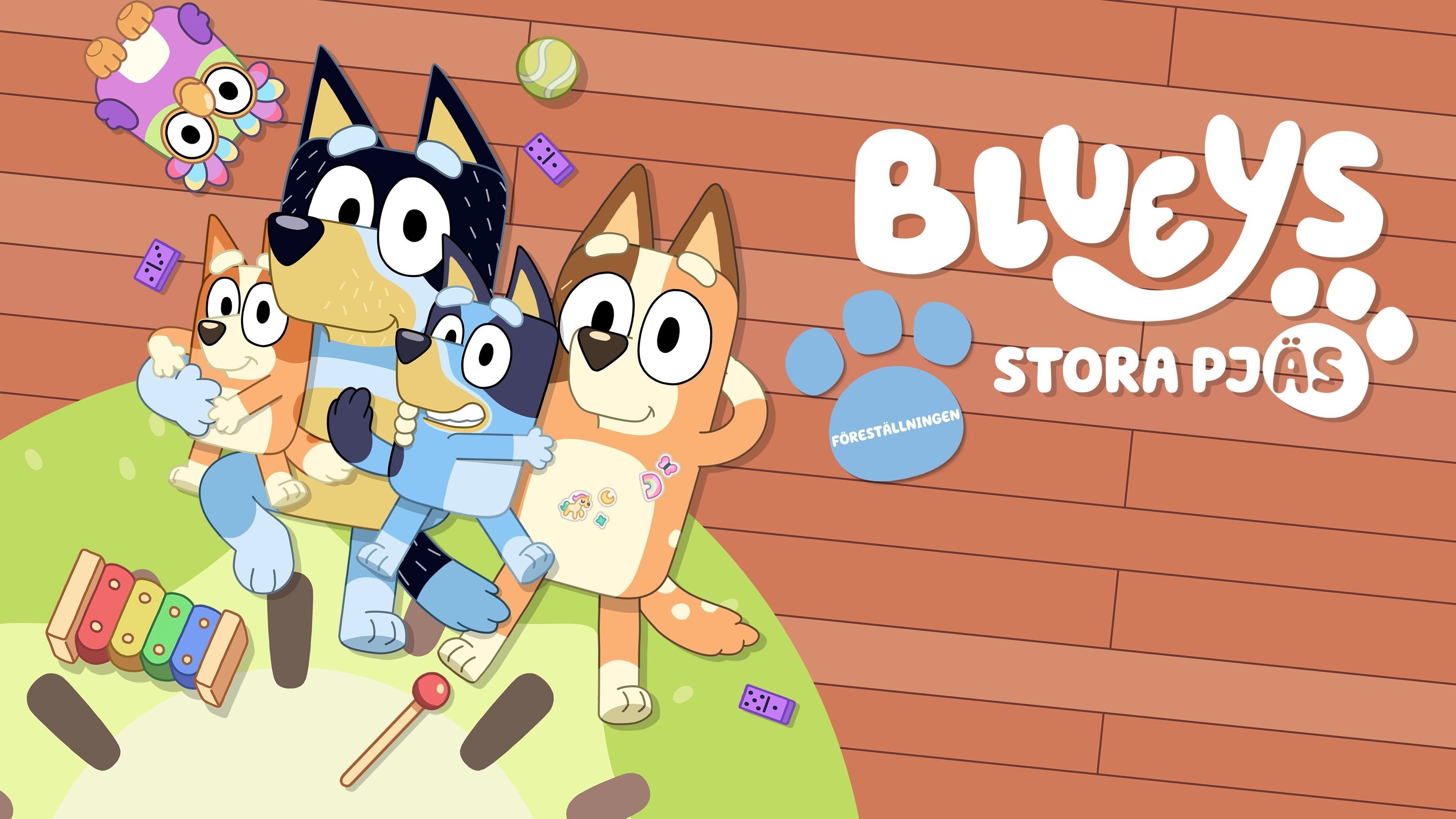 Blueys stora pjäs - Föreställningen