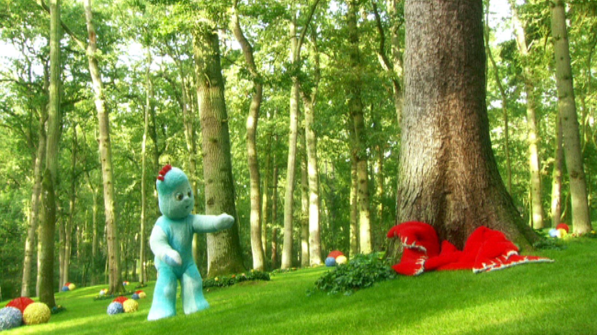 8. Pontipinerna hittar Igglepiggles filt