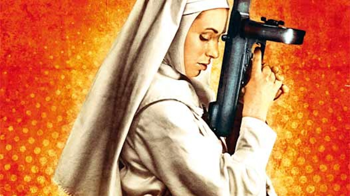 Nude nuns with big guns