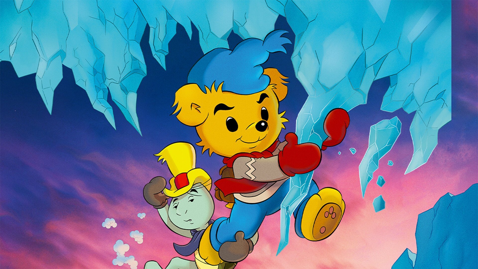 Bamse och Vulkanön.