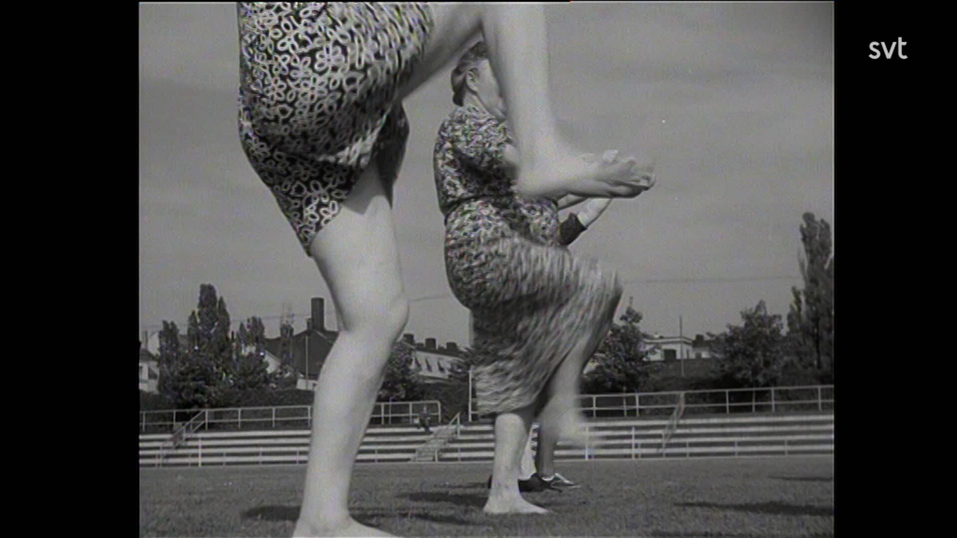 38. Husmodersgymnastik på Zinkensdamm 1942