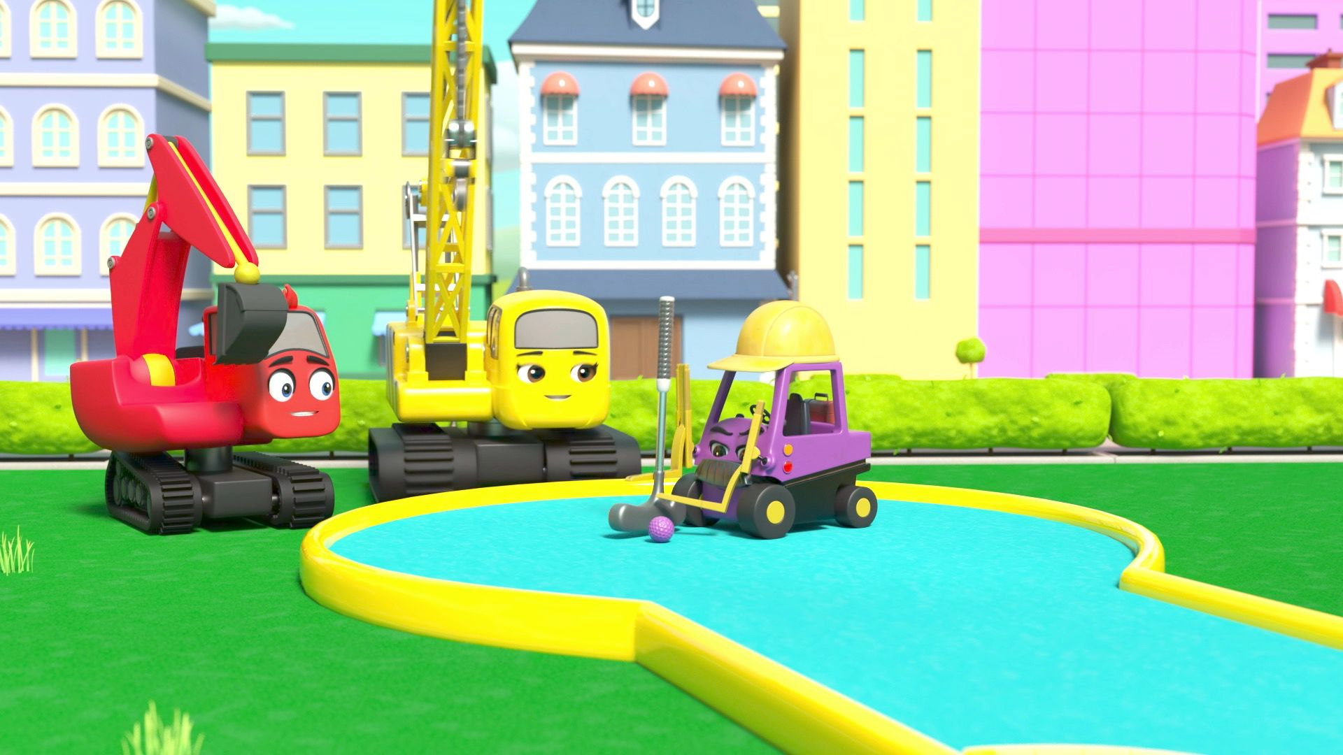 29. Minigolfbanan - Mitt i prick!