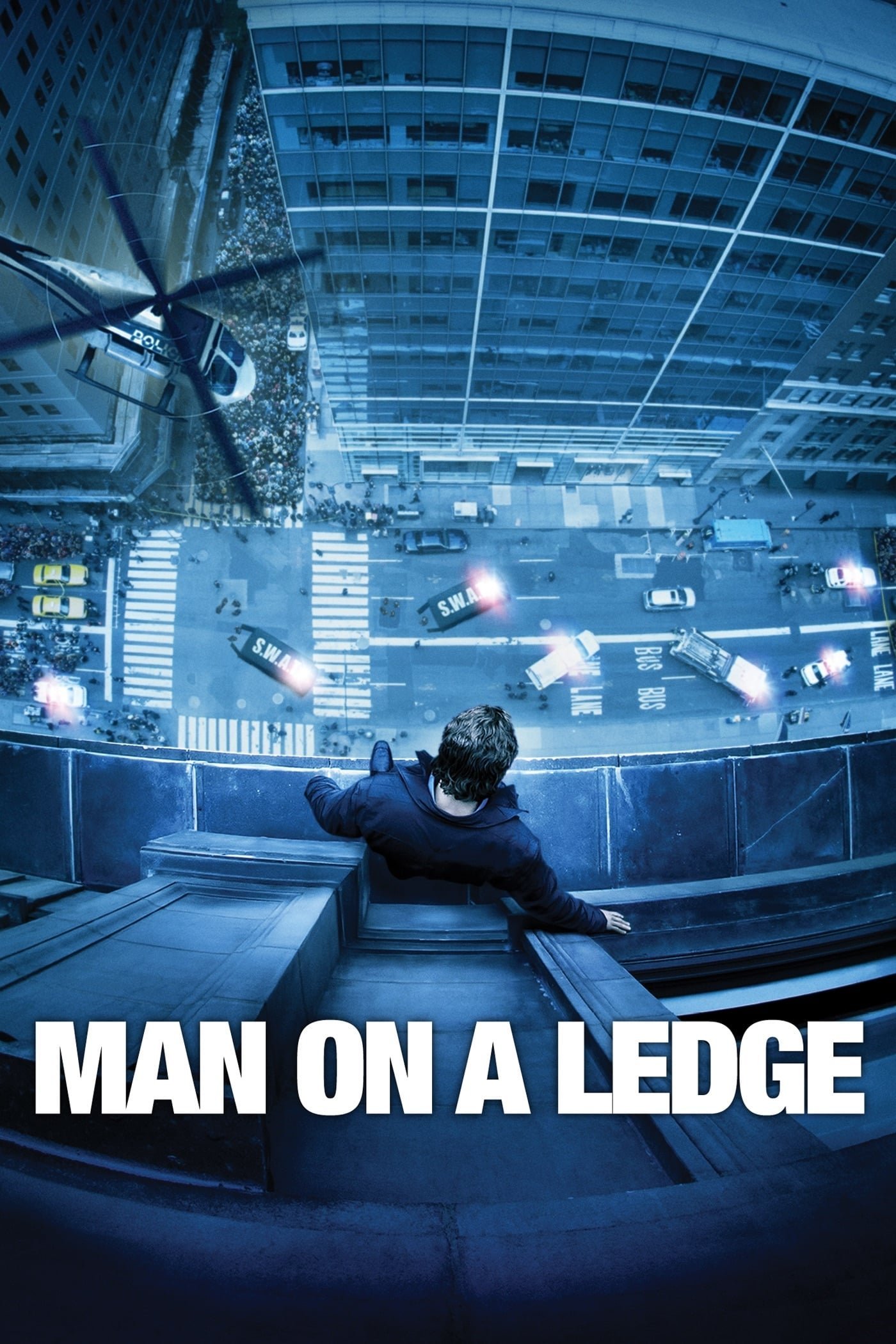 Man on a ledge