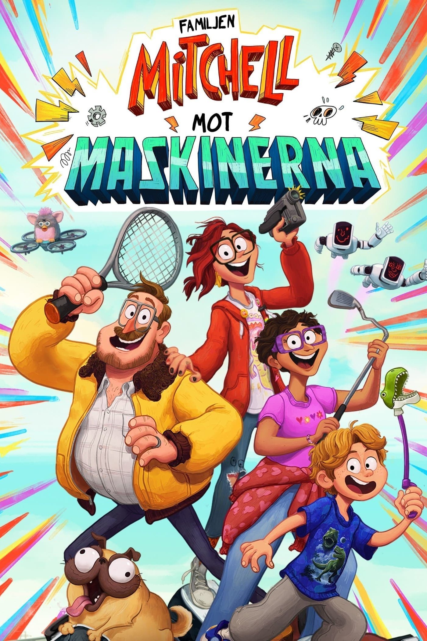 Familjen Mitchell mot maskinerna