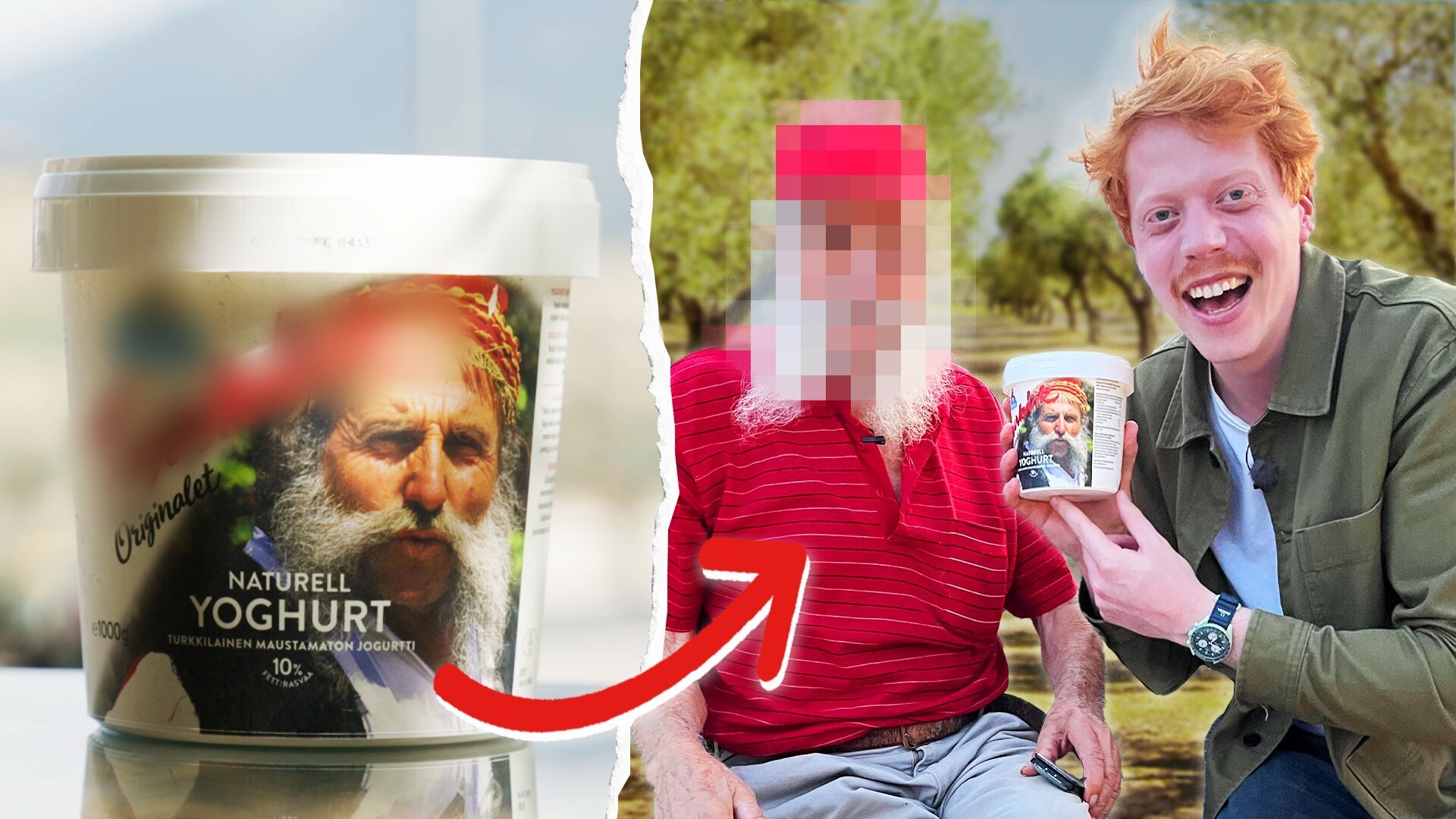 4. Mannen på yoghurt-paketet